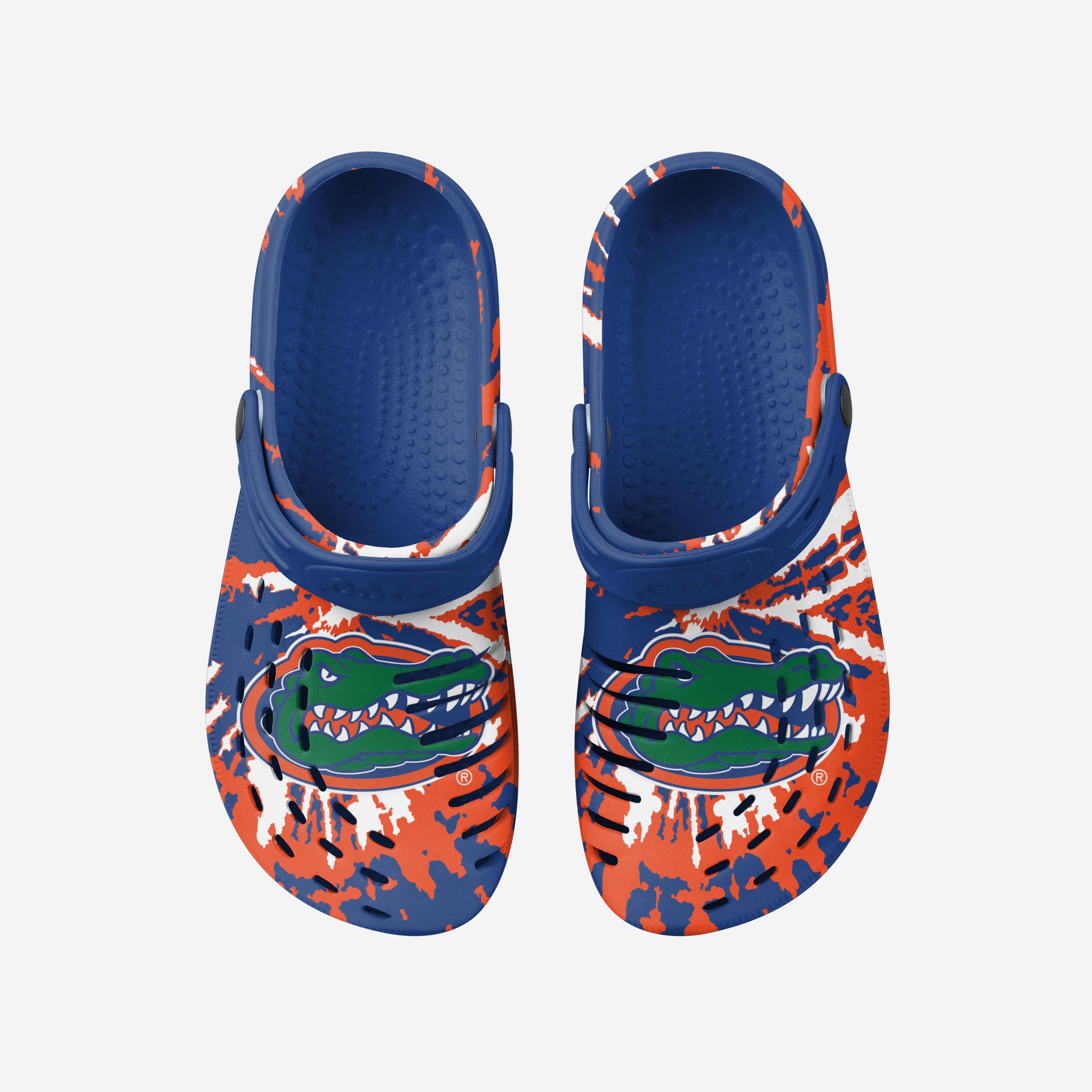 Florida Gators Tie - Dye Clogs with Straps: A Groovy Footwear Adventure!