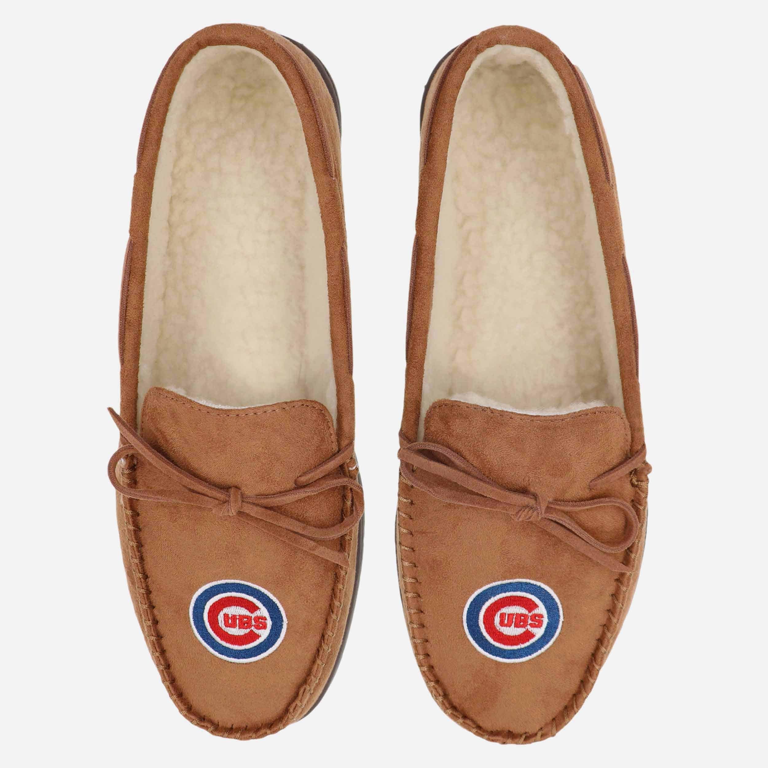 Chicago Cubs Super Comfy Moccasin Slippers