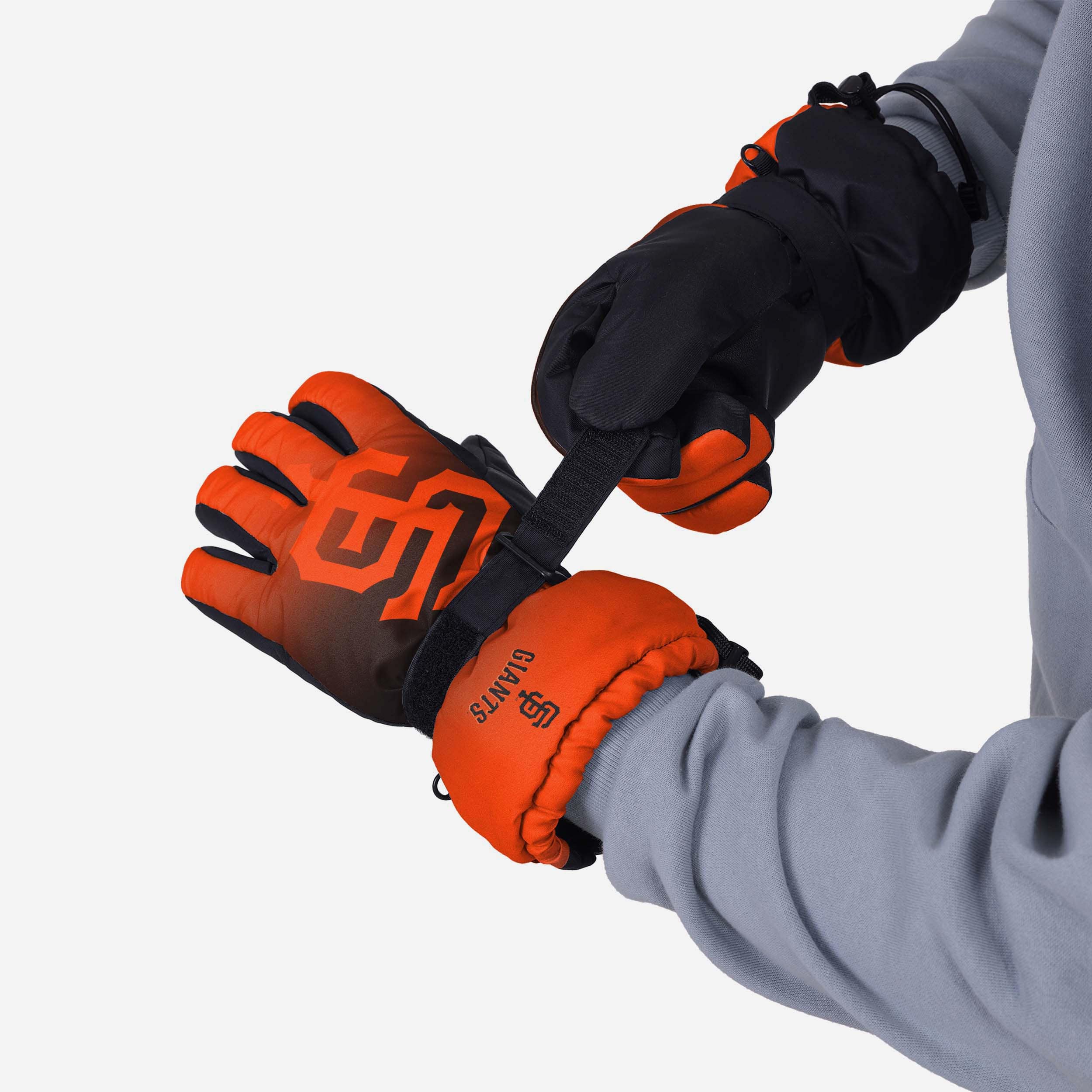 San Francisco Giants Gradient Big Logo Insulated Gloves - Show Your Team Spirit!