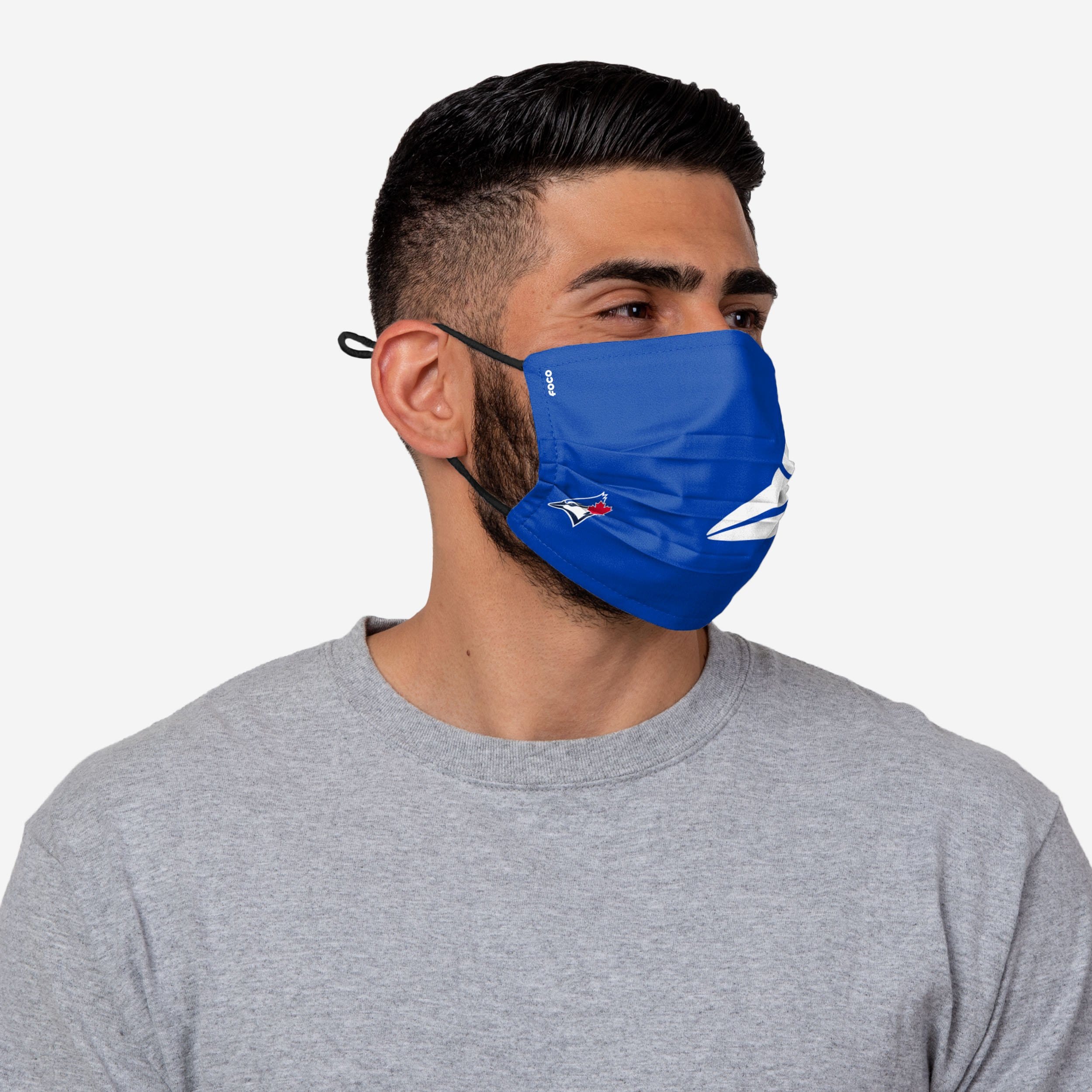 Toronto Blue Jays Big Logo Pleated Face Cover - Show Your Team Spirit!