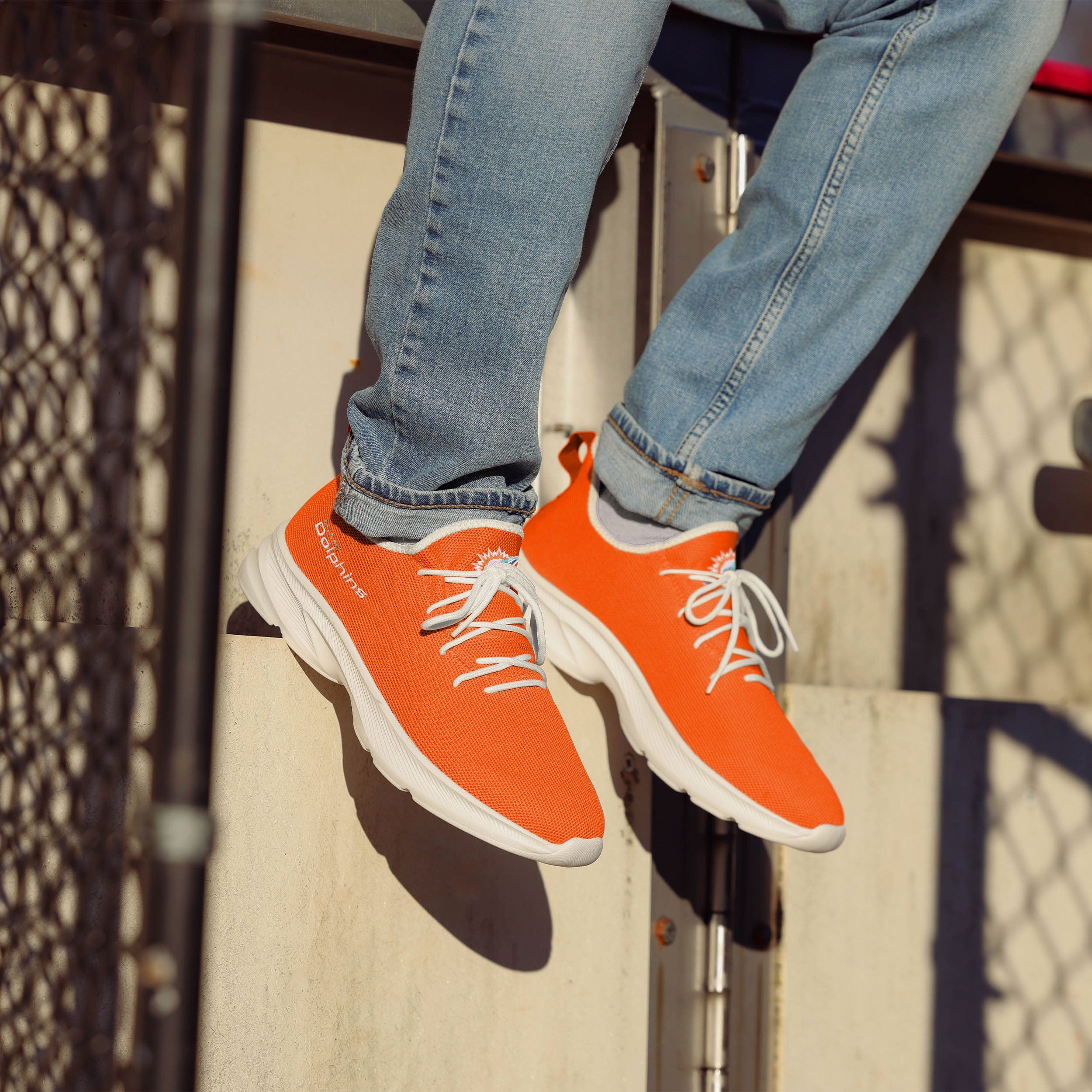 Miami Dolphins Team Color Stylish Sneakers