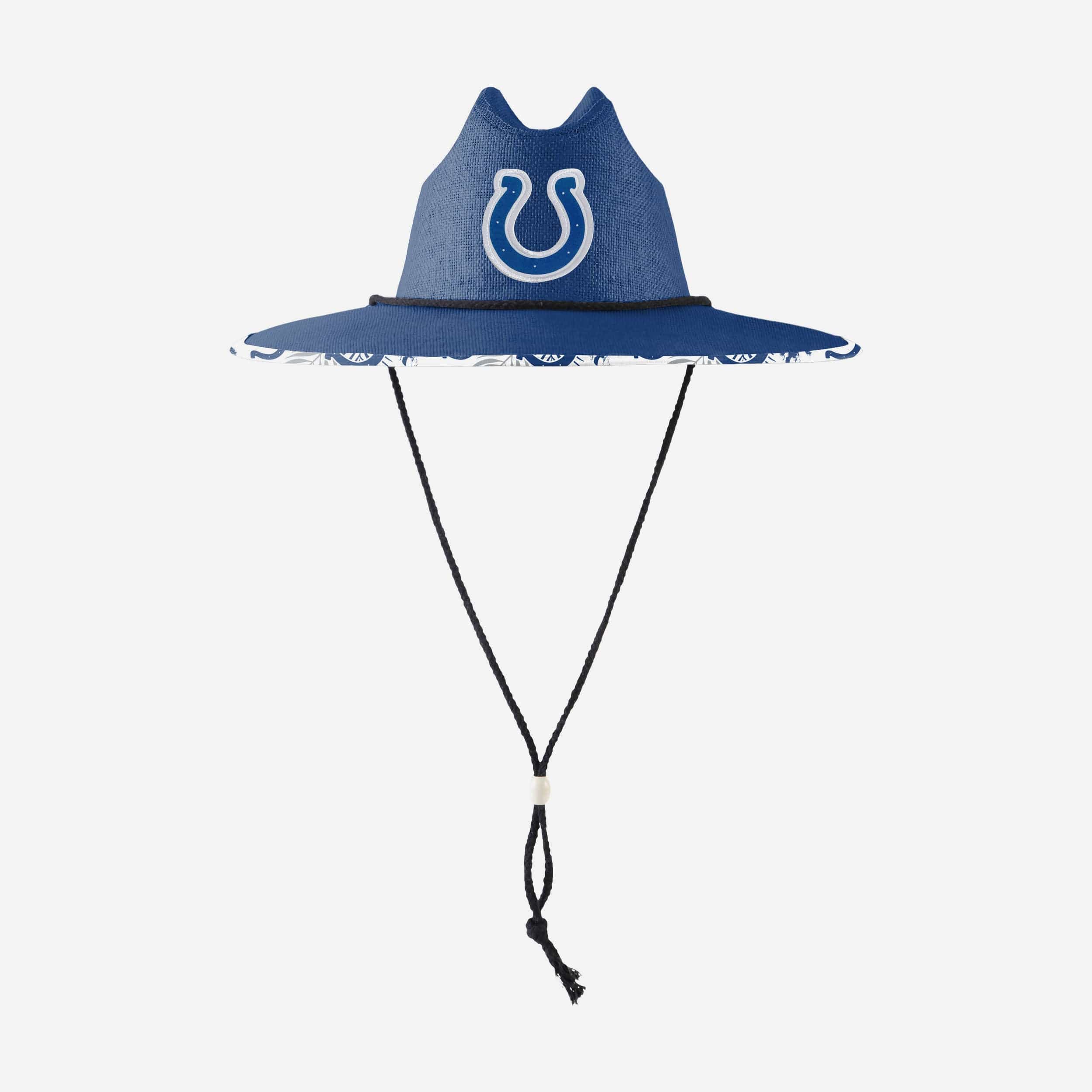 Exciting Indianapolis Colts Team Color Straw Hat