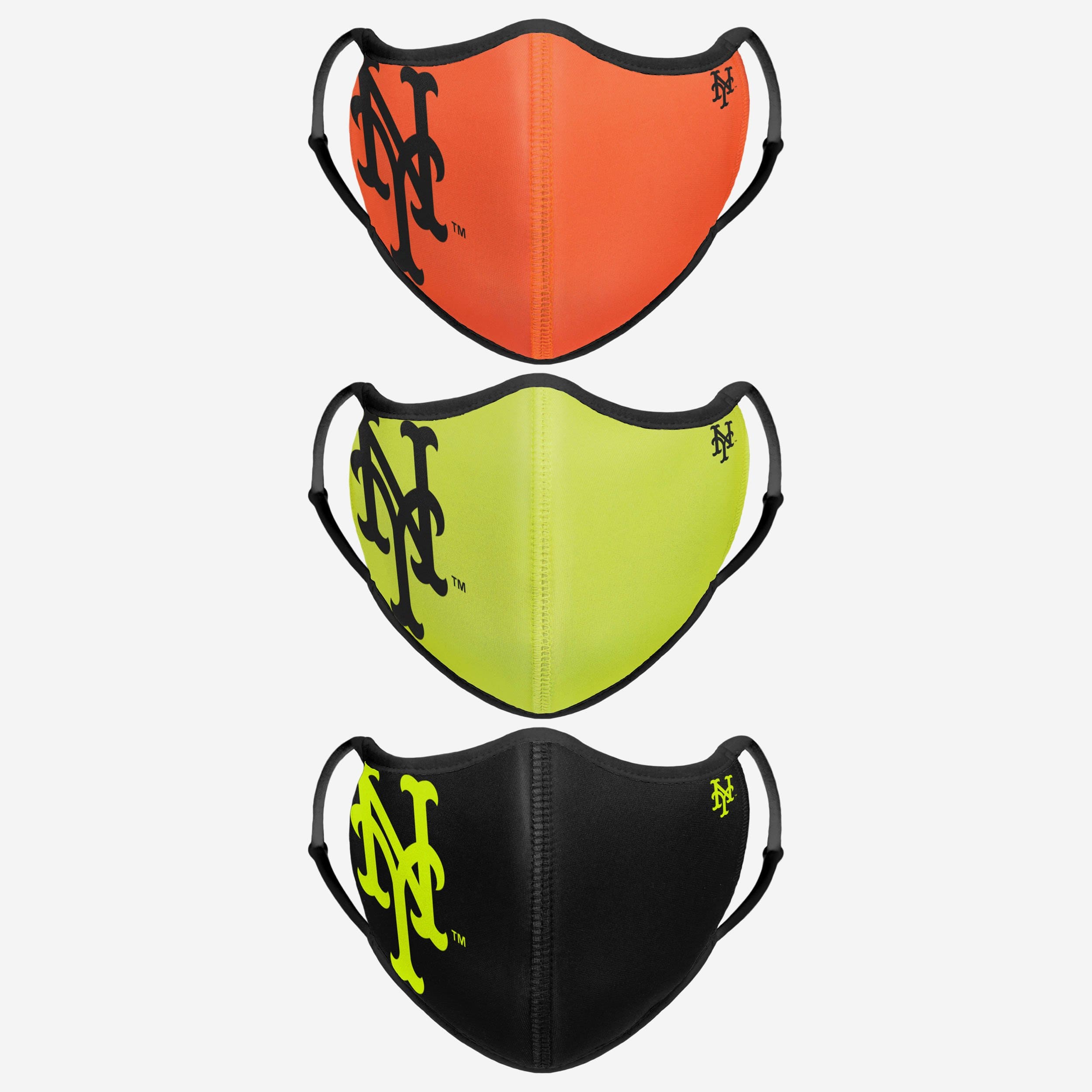 New York Mets Highlights 3-Pack Sports Face Cover - Stand Out with Team Spirit!