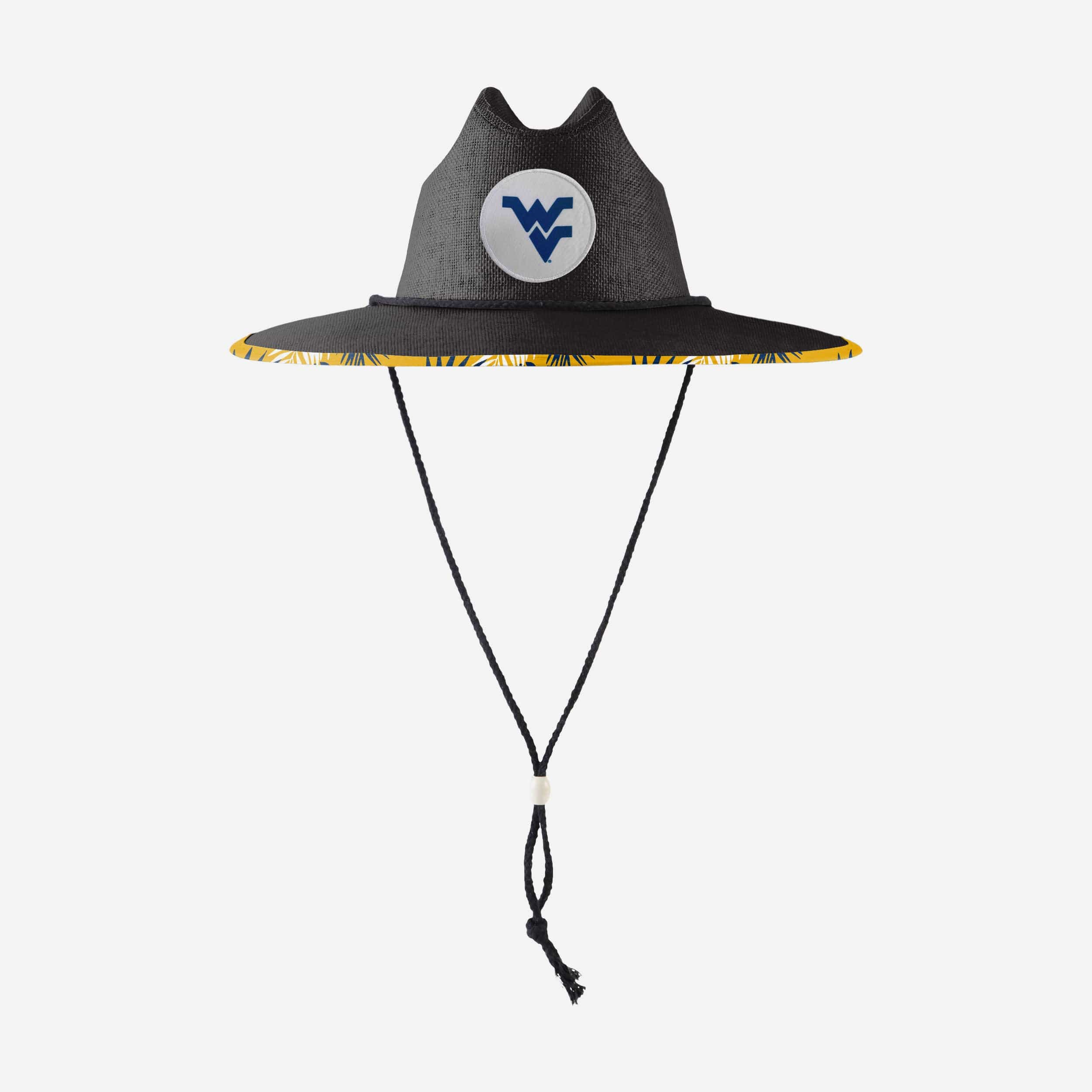 West Virginia Mountaineers Team Color Stylish Straw Hat