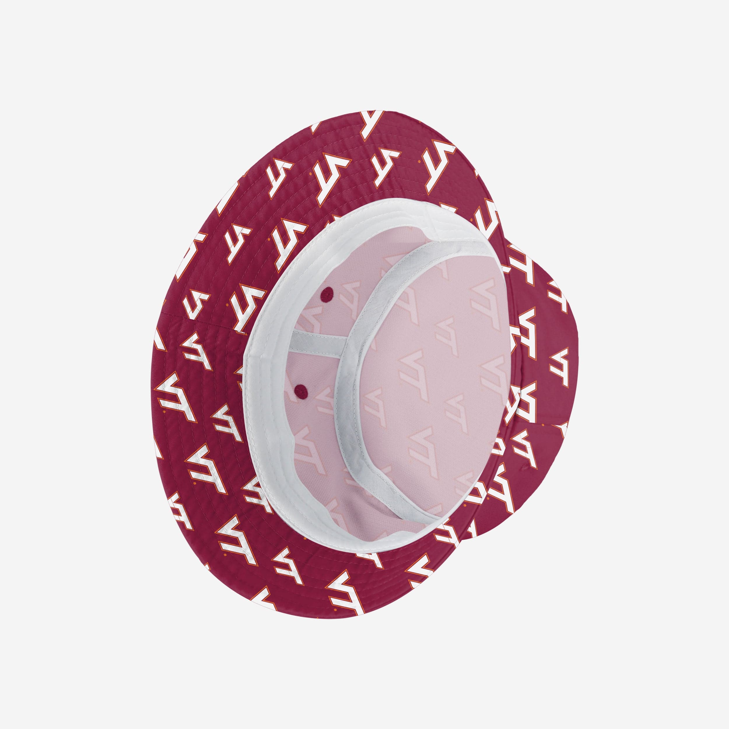 Virginia Tech Hokies Stylish Mini Print Bucket Hat