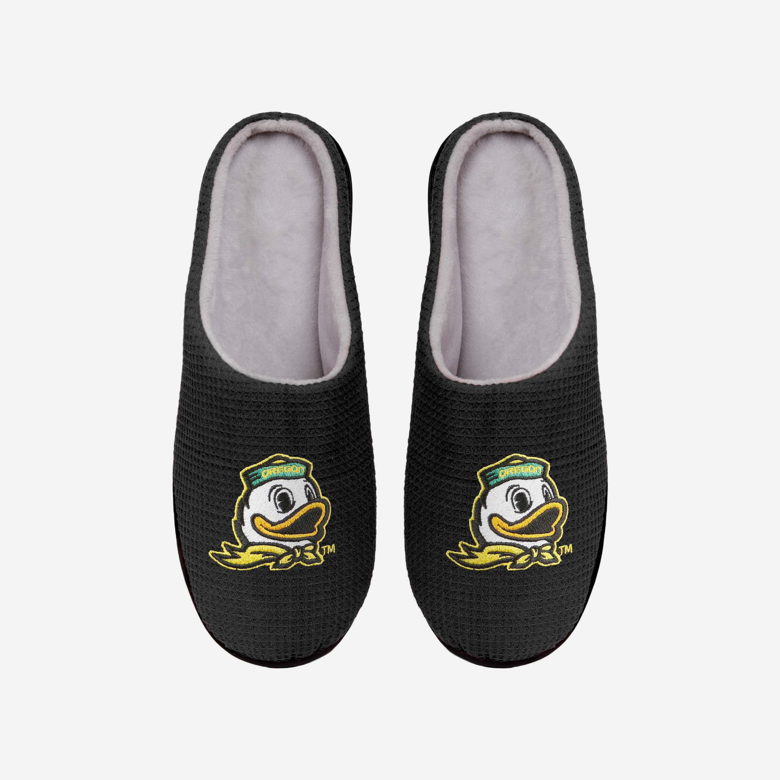 Oregon Ducks Super-Soft Memory Foam Slide Slippers - Show Your Team Spirit!