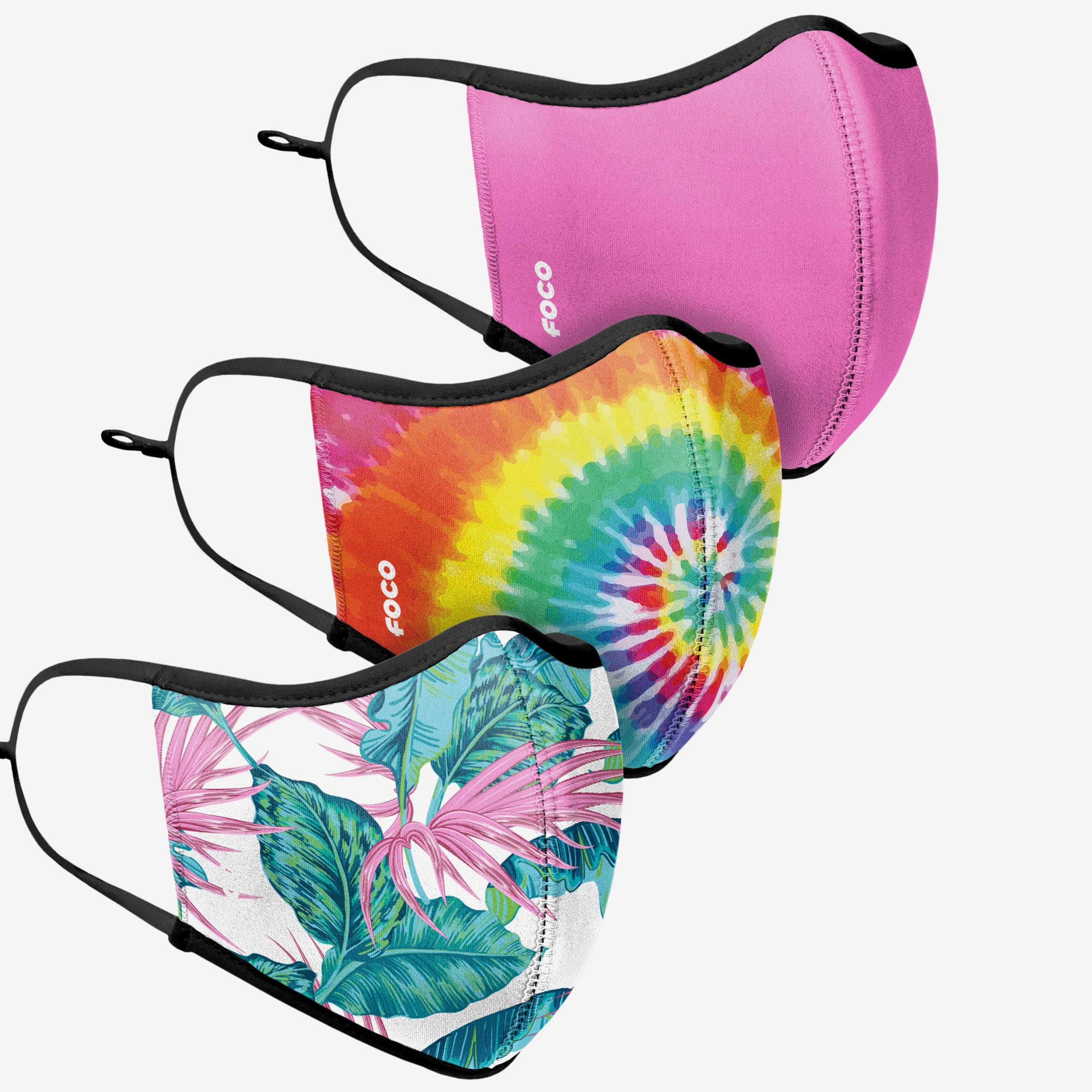 Carefree Colors Sport Face Covers - 3 Pack