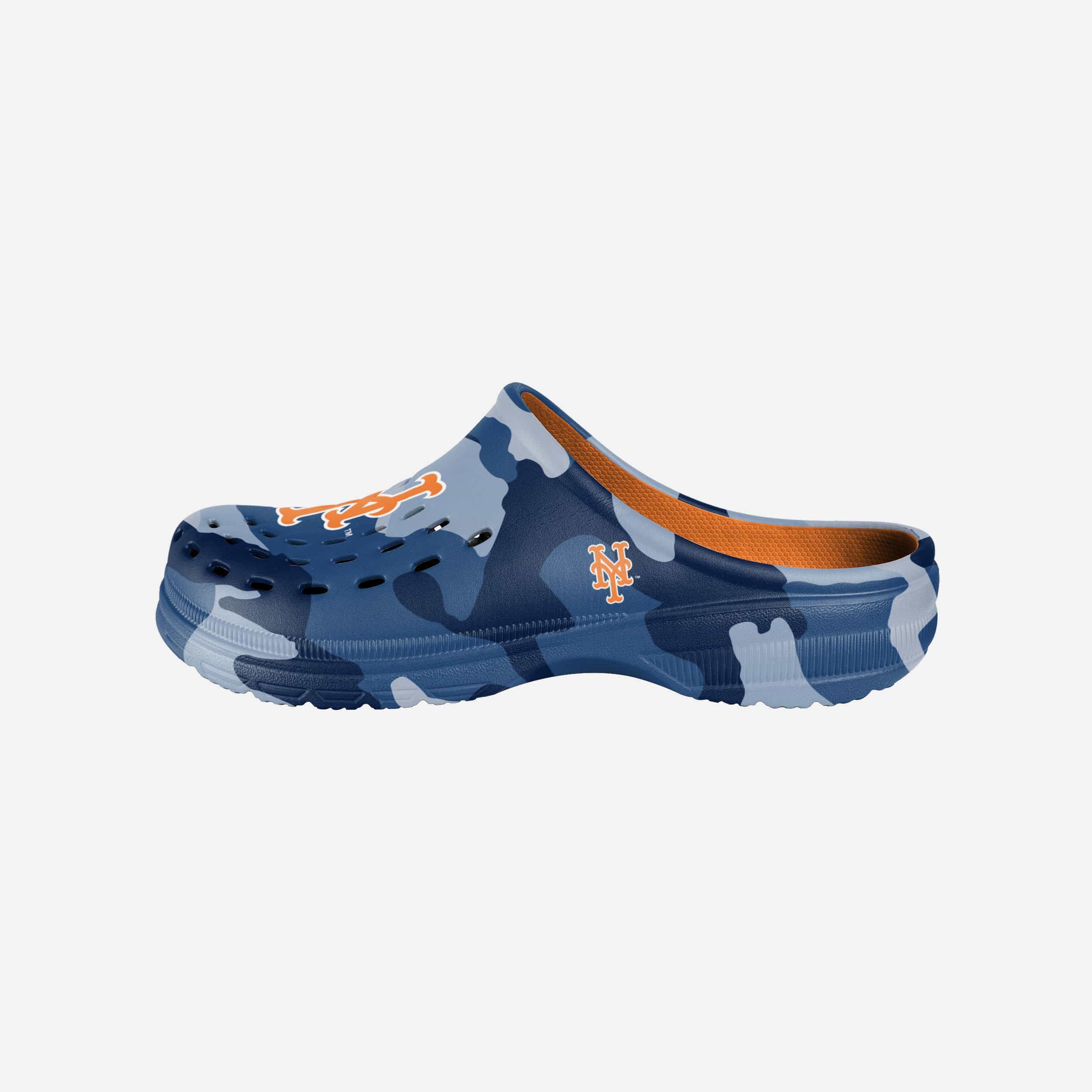 New York Mets Tonal Camo Clogs - Show Your Fandom!