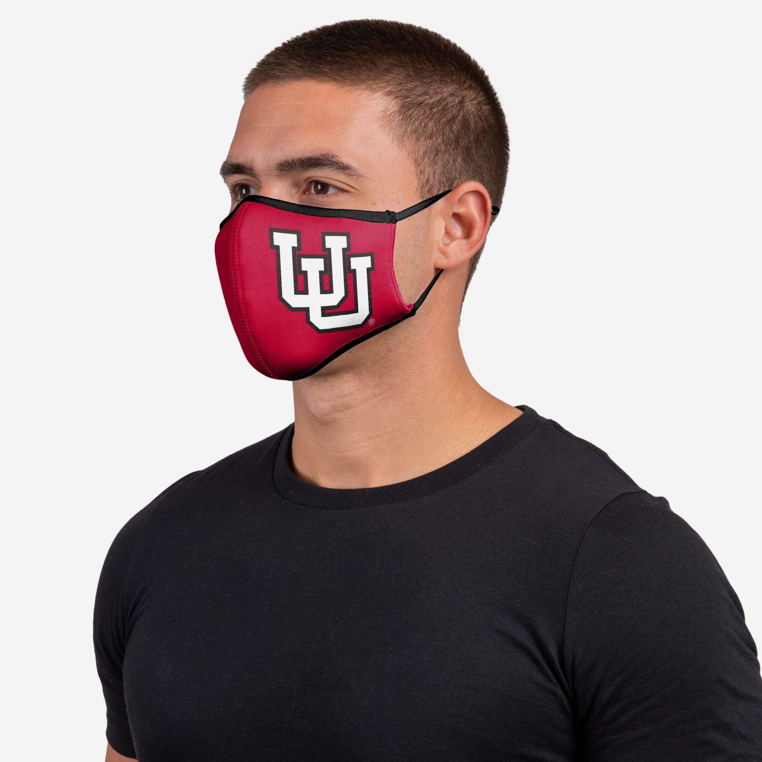 Utah Utes Sport 3-Pack Face Cover - Show Your Team Spirit!