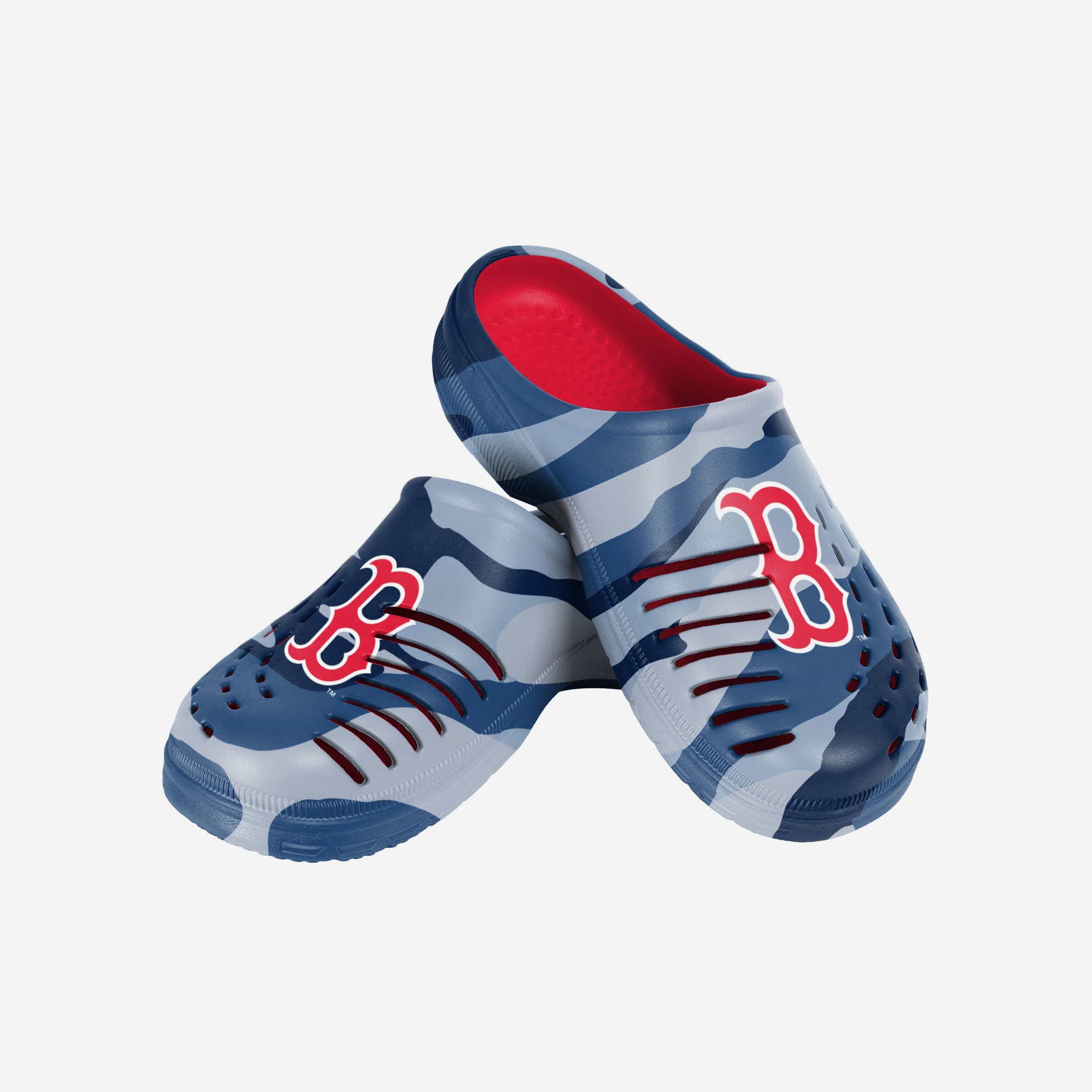 Boston Red Sox Tonal Camo Clogs - Show Your Fandom!