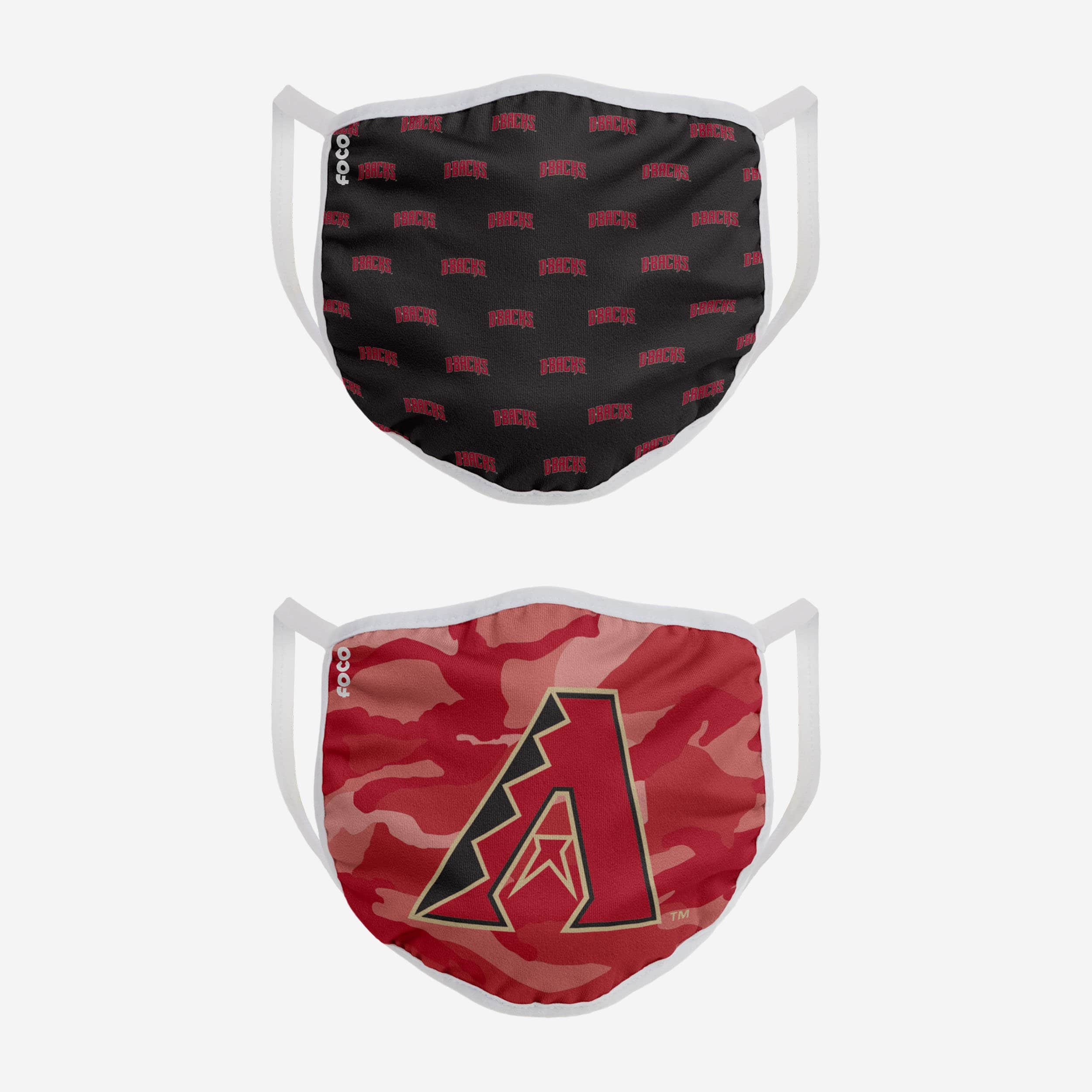 Arizona Diamondbacks Clutch 2-Pack Face Cover - Show Your Team Spirit!