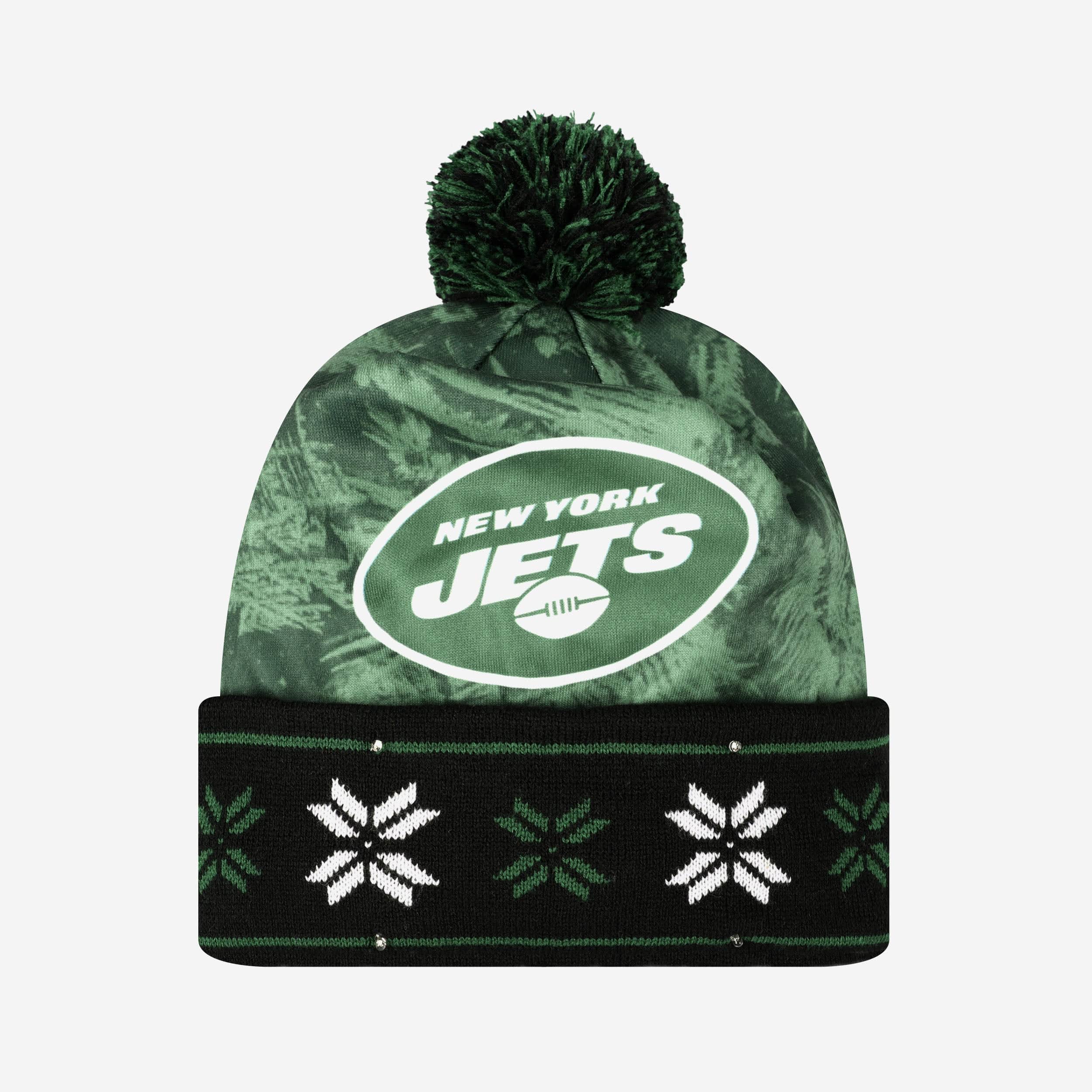 New York Jets Super Bright Logo Light Up Beanie
