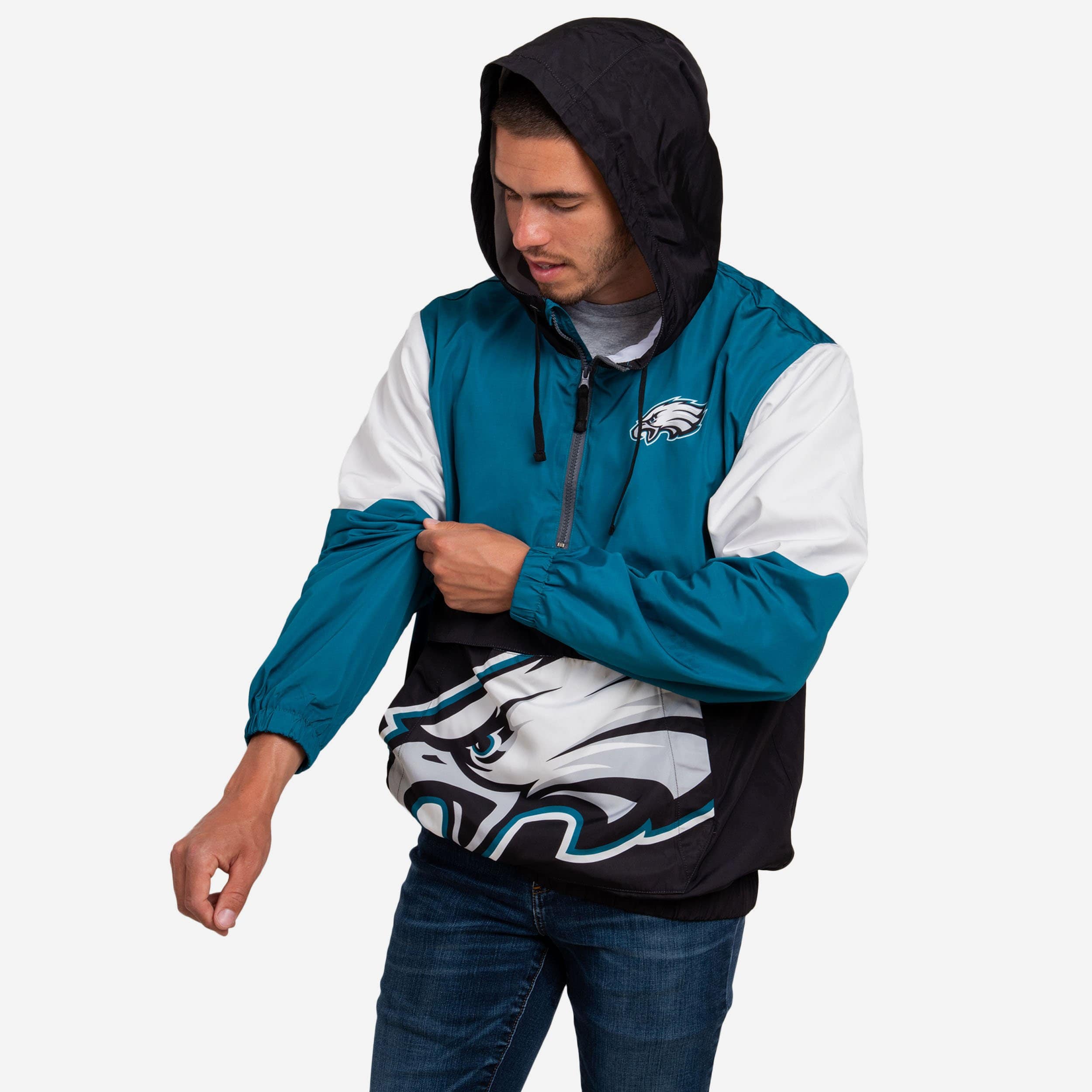 Philadelphia Eagles Stylish Warm-Up Windbreaker