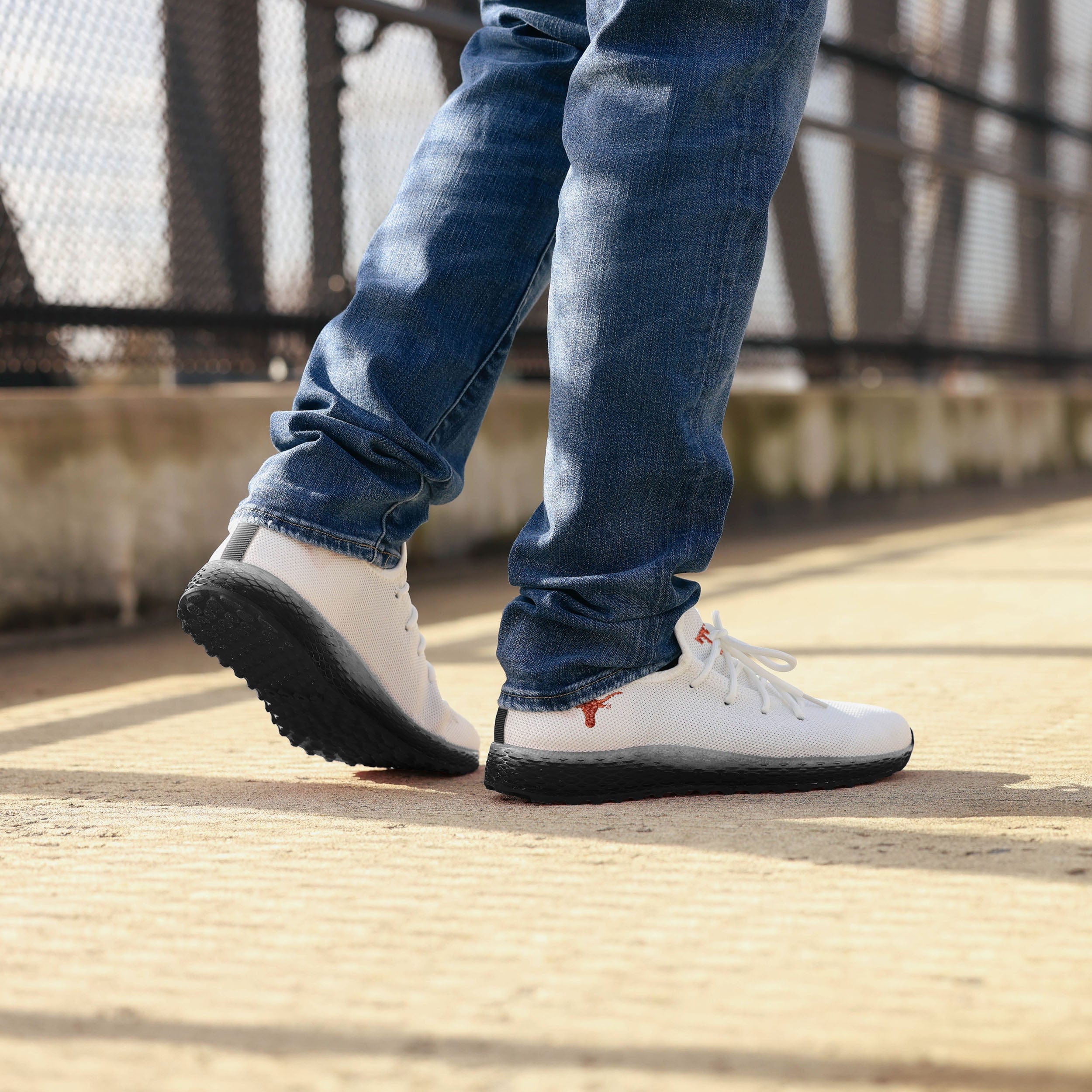 Texas Longhorns Gradient Midsole White Sneakers - Game - Day Must - Haves