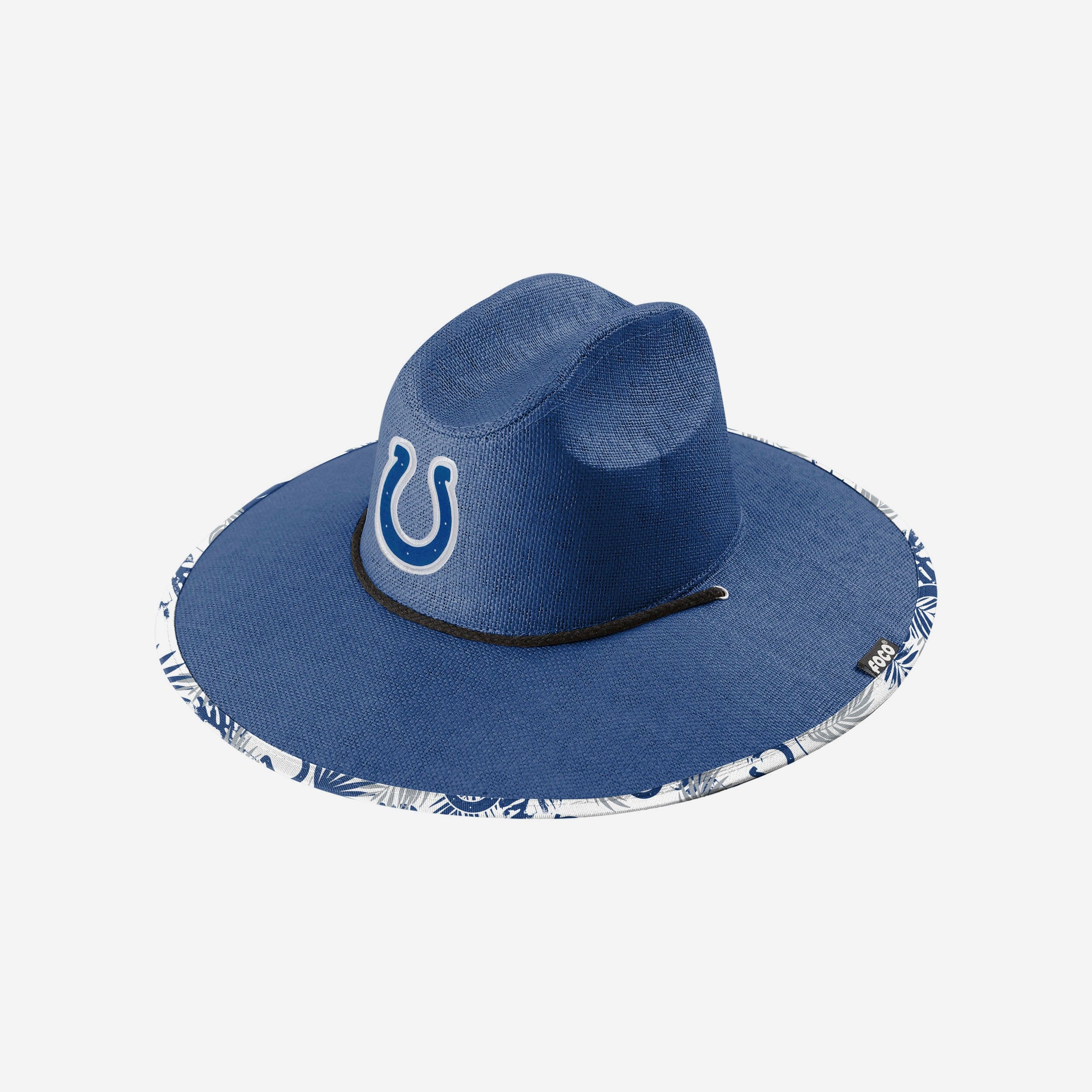 Exciting Indianapolis Colts Team Color Straw Hat