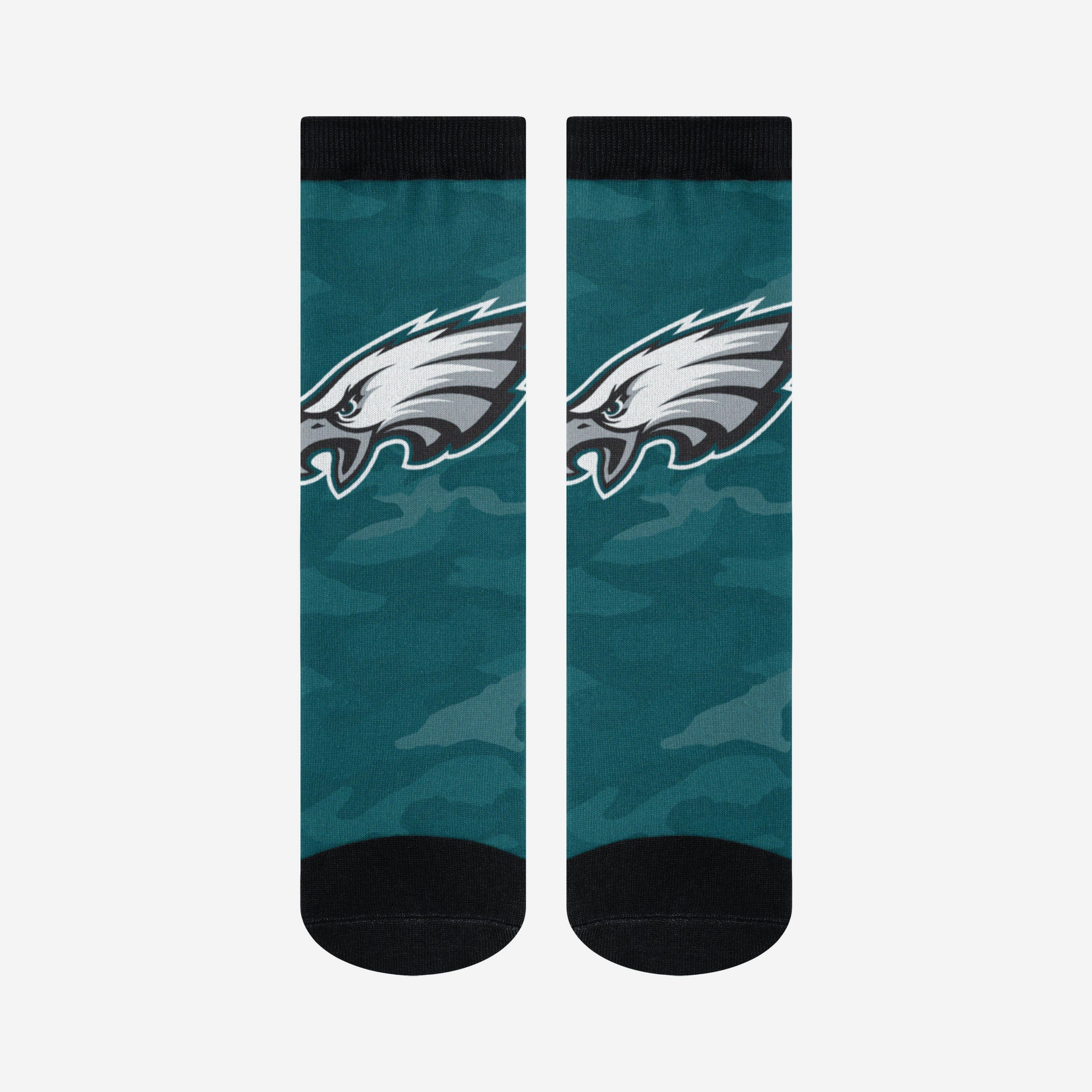 Awesome Philadelphia Eagles Printed Camo Socks - Stand Out in Style!