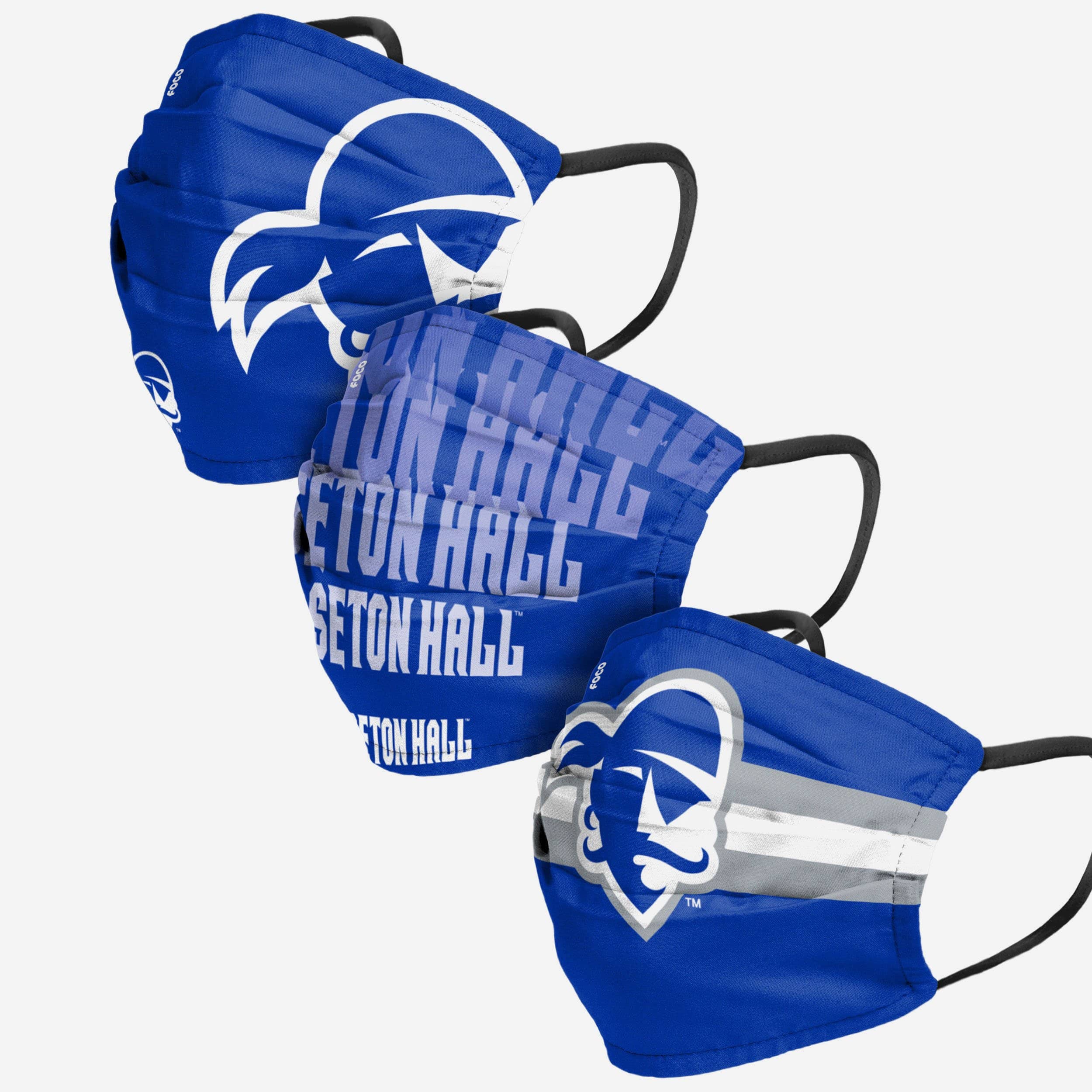 Seton Hall Pirates Matchday 3-Pack Face Cover - Represent Your Team in Style!
