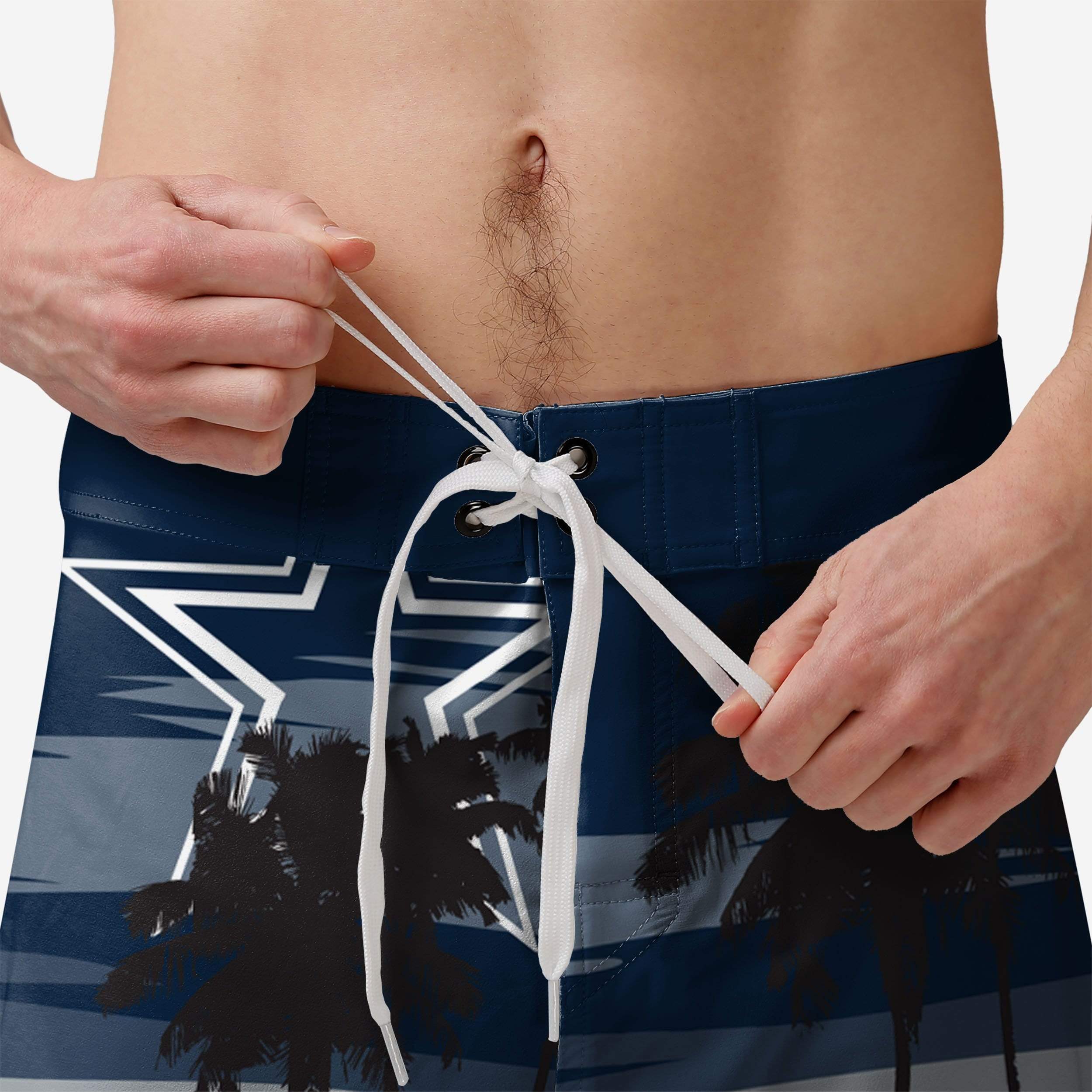 Dallas Cowboys Tropical Sunset Boardshorts - A Must-Have for Beach Lovers
