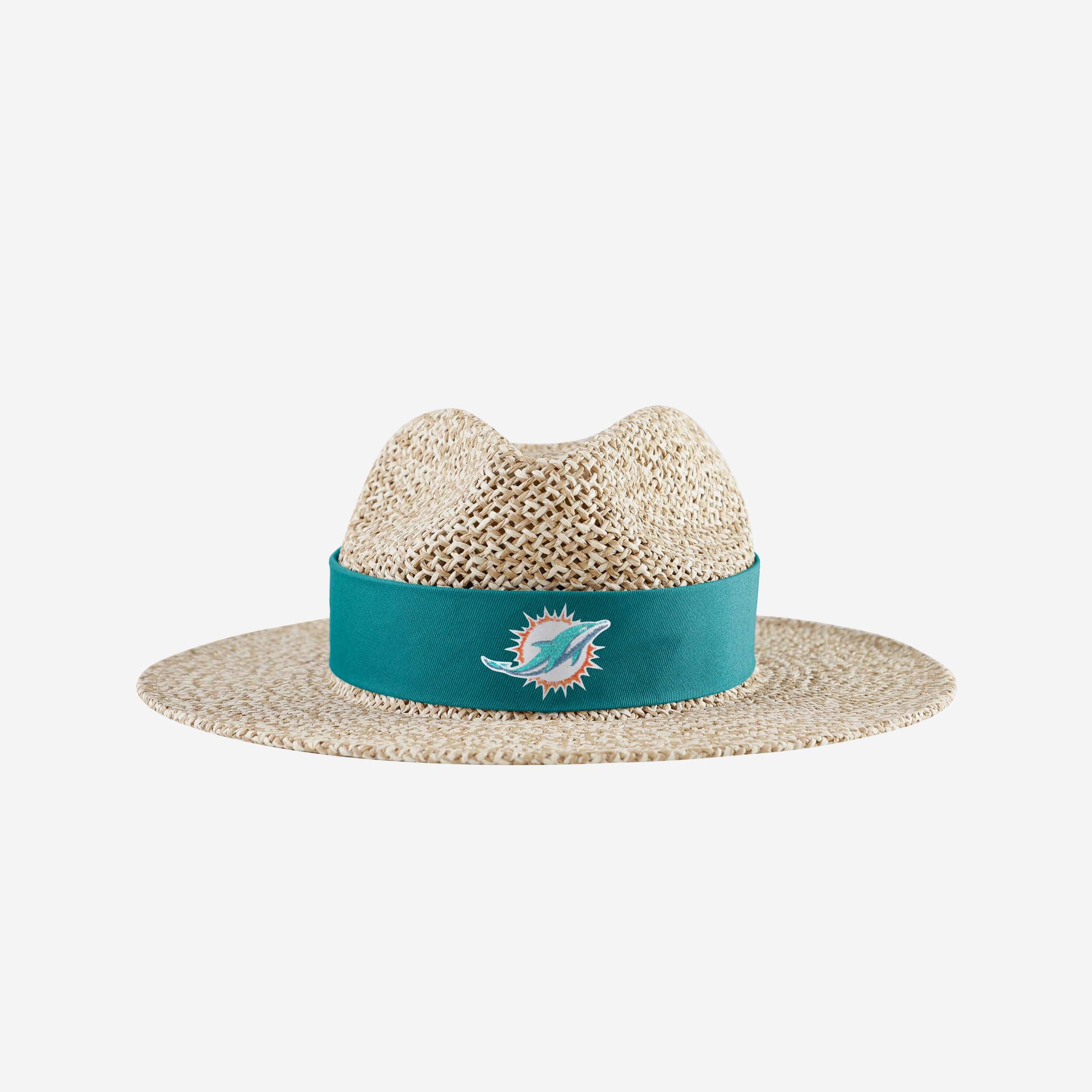 Miami Dolphins Stylish Banded Straw Hat