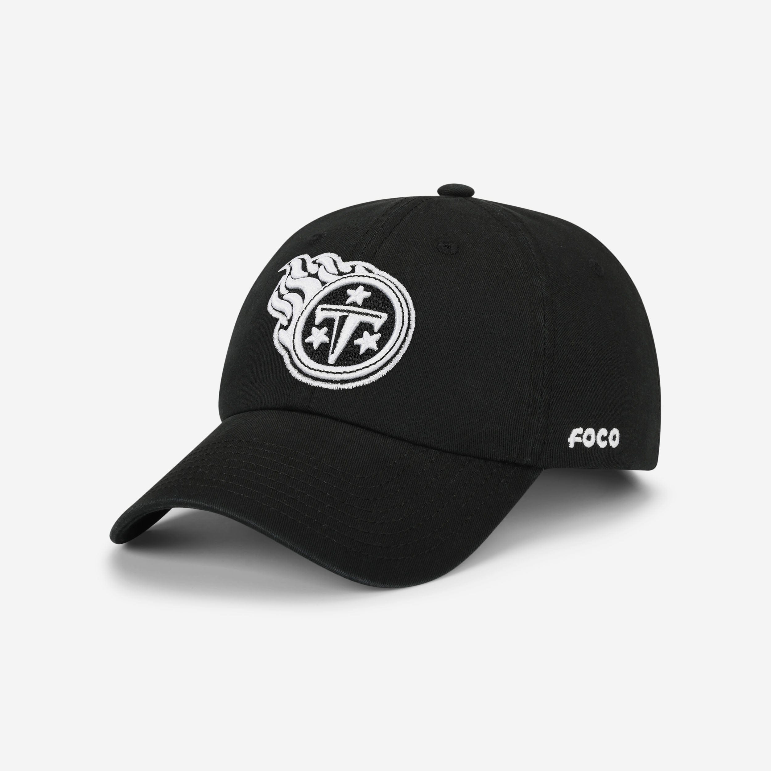 Tennessee Titans Black & White Fan-Favorite Casual Cap