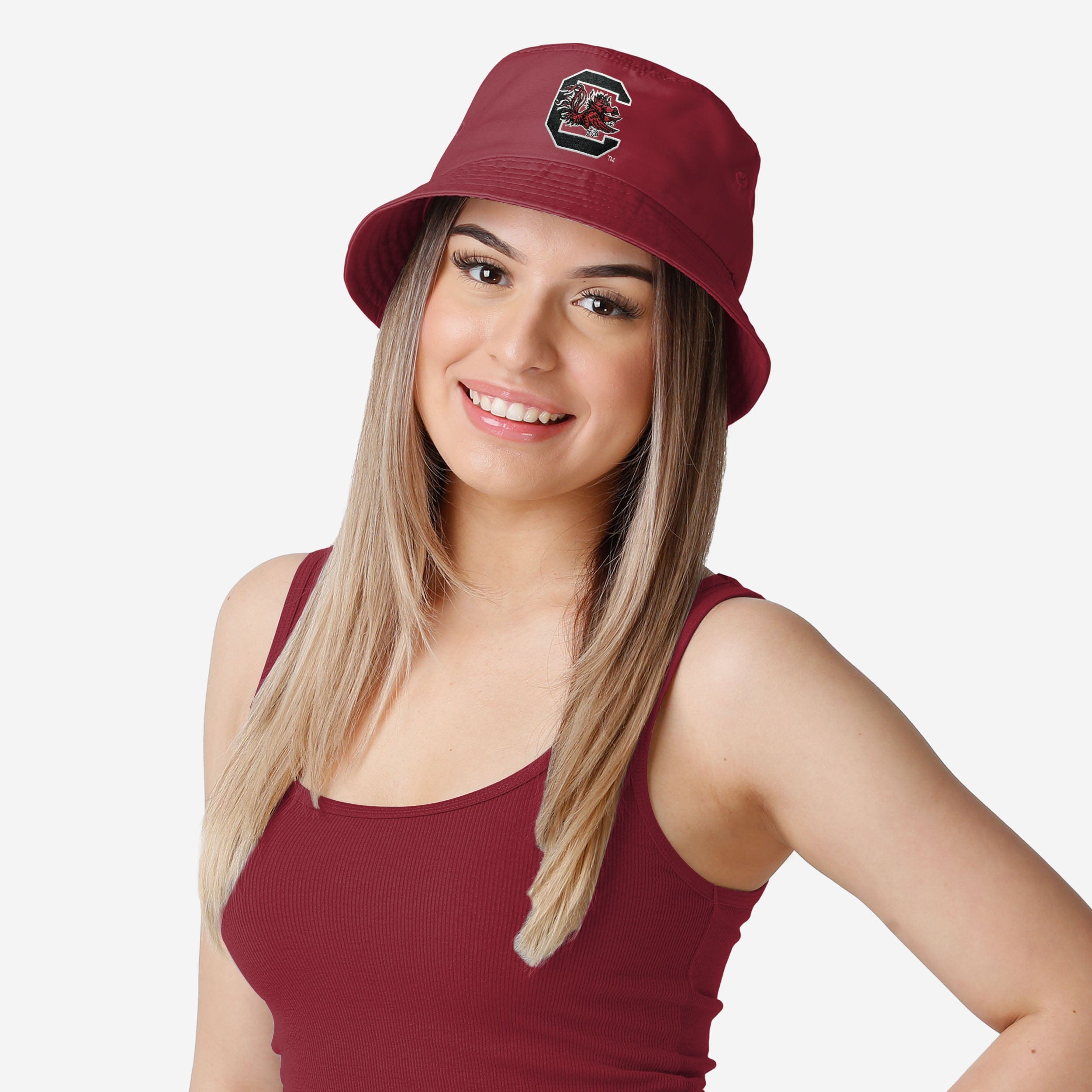 South Carolina Gamecocks Super Cool Solid Bucket Hat