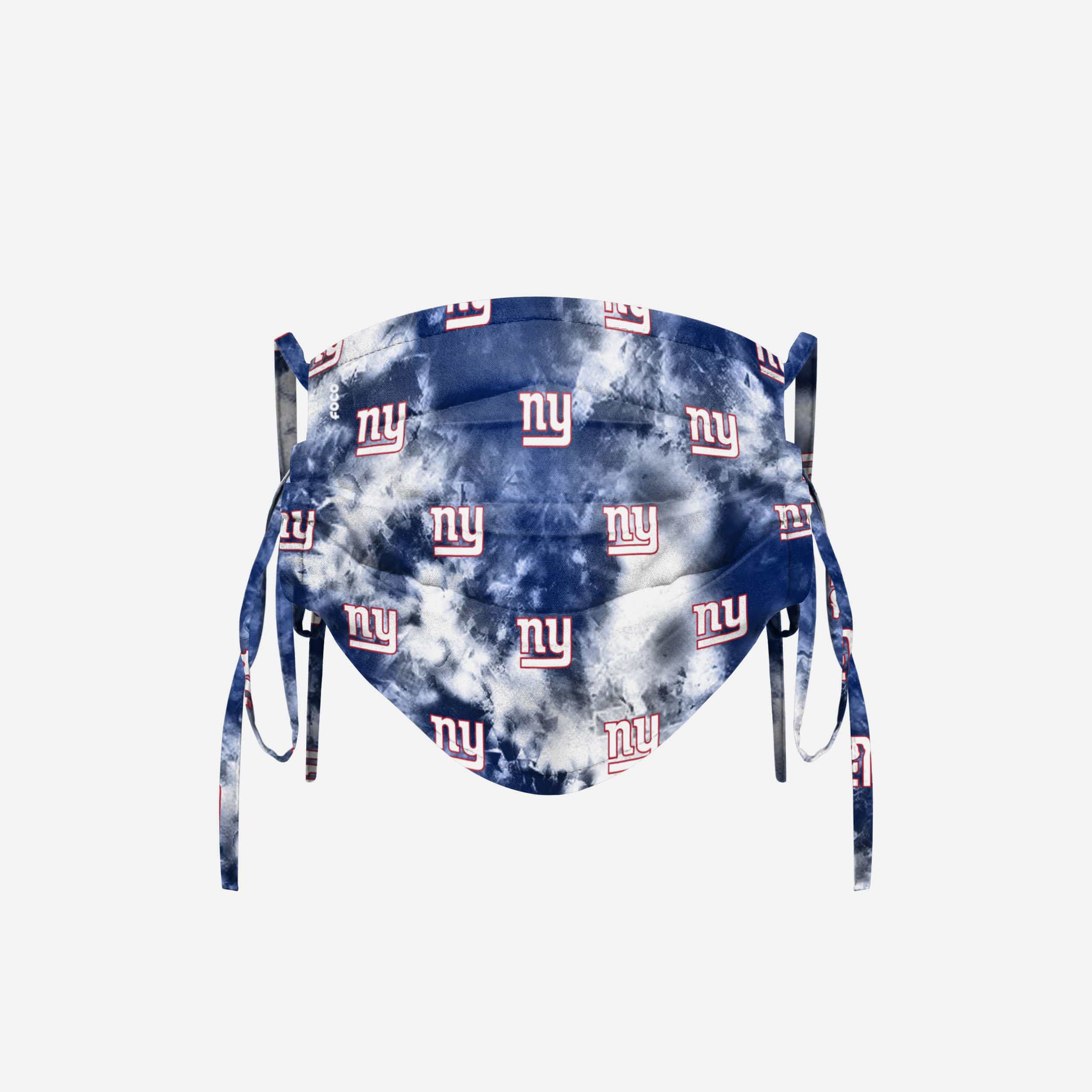 New York Giants Tie-Dye Tie-Back Face Cover - Show Your Team Spirit!