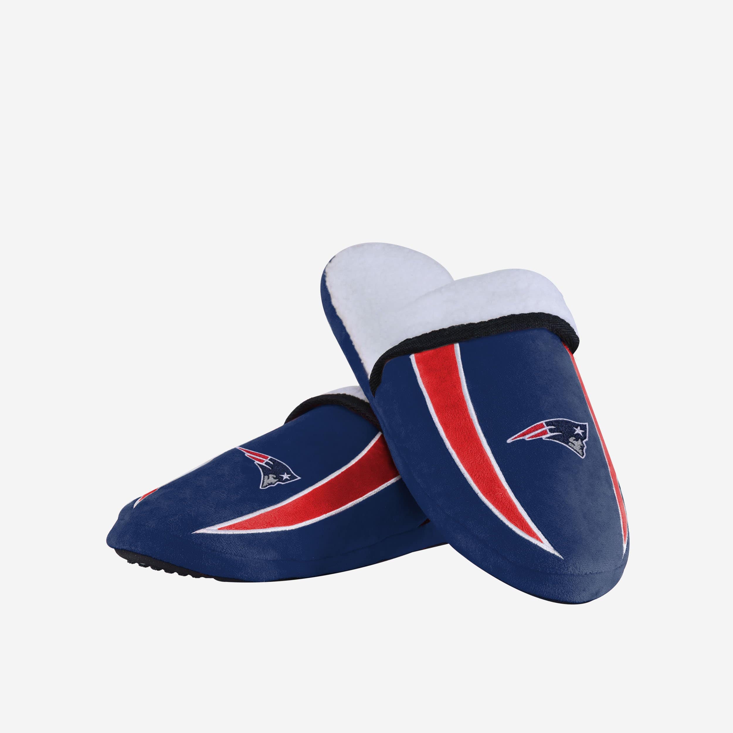 New England Patriots Ultra - Comfort Sherpa Slide Slippers