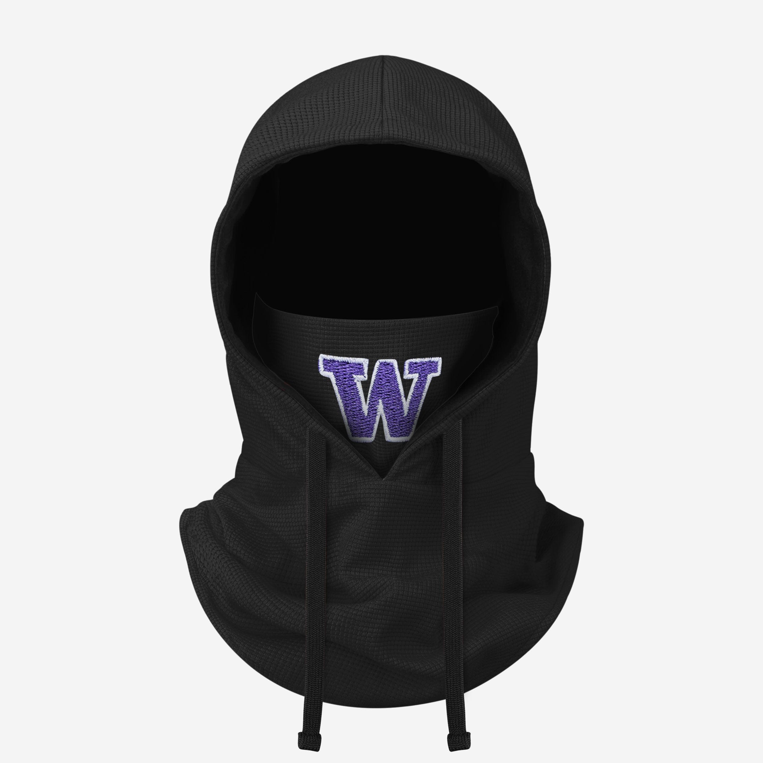 Washington Huskies Waffle Drawstring Hooded Gaiter - Your Ultimate Winter Companion
