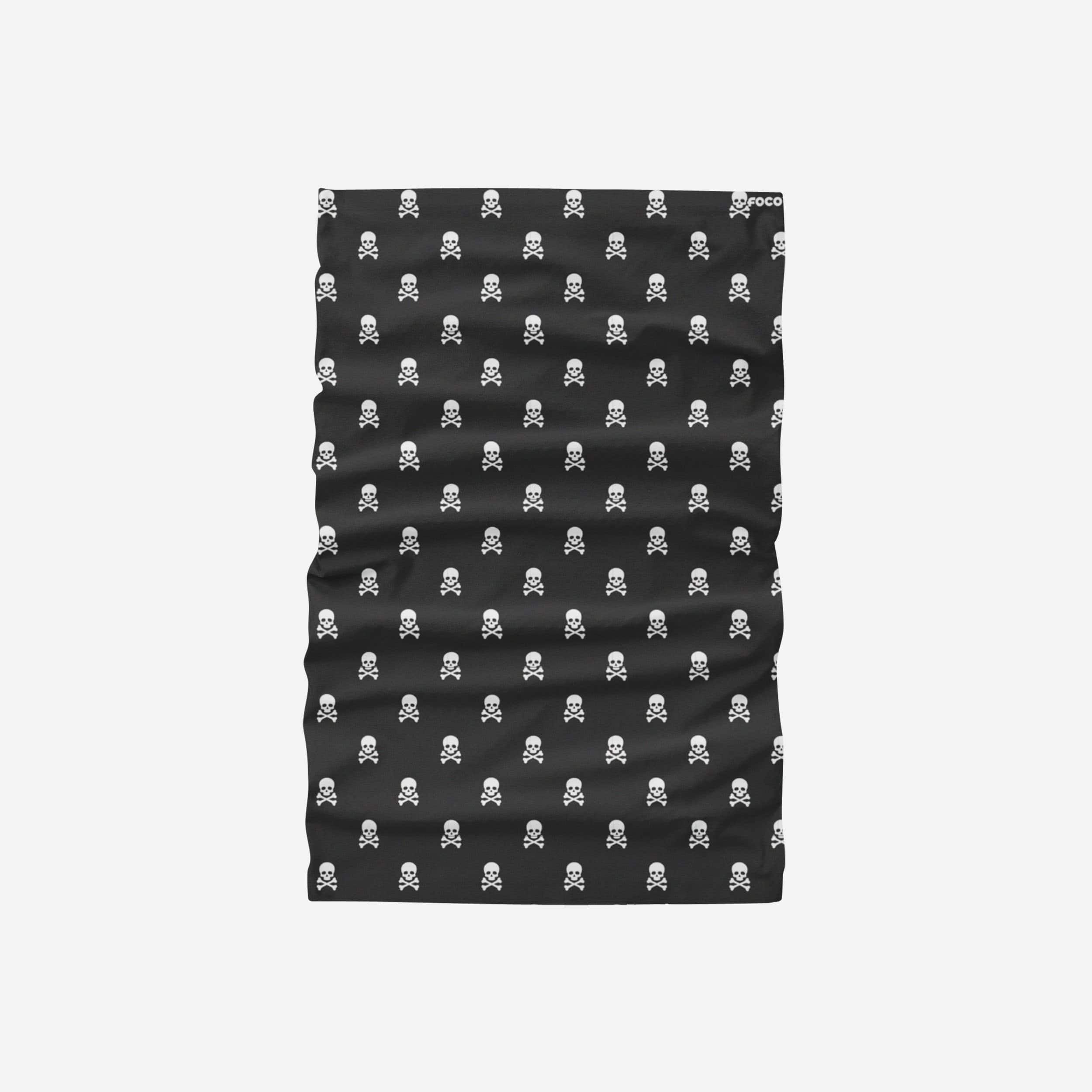 Eye-Catching Repeat Skull Polyester Gaiter Scarf