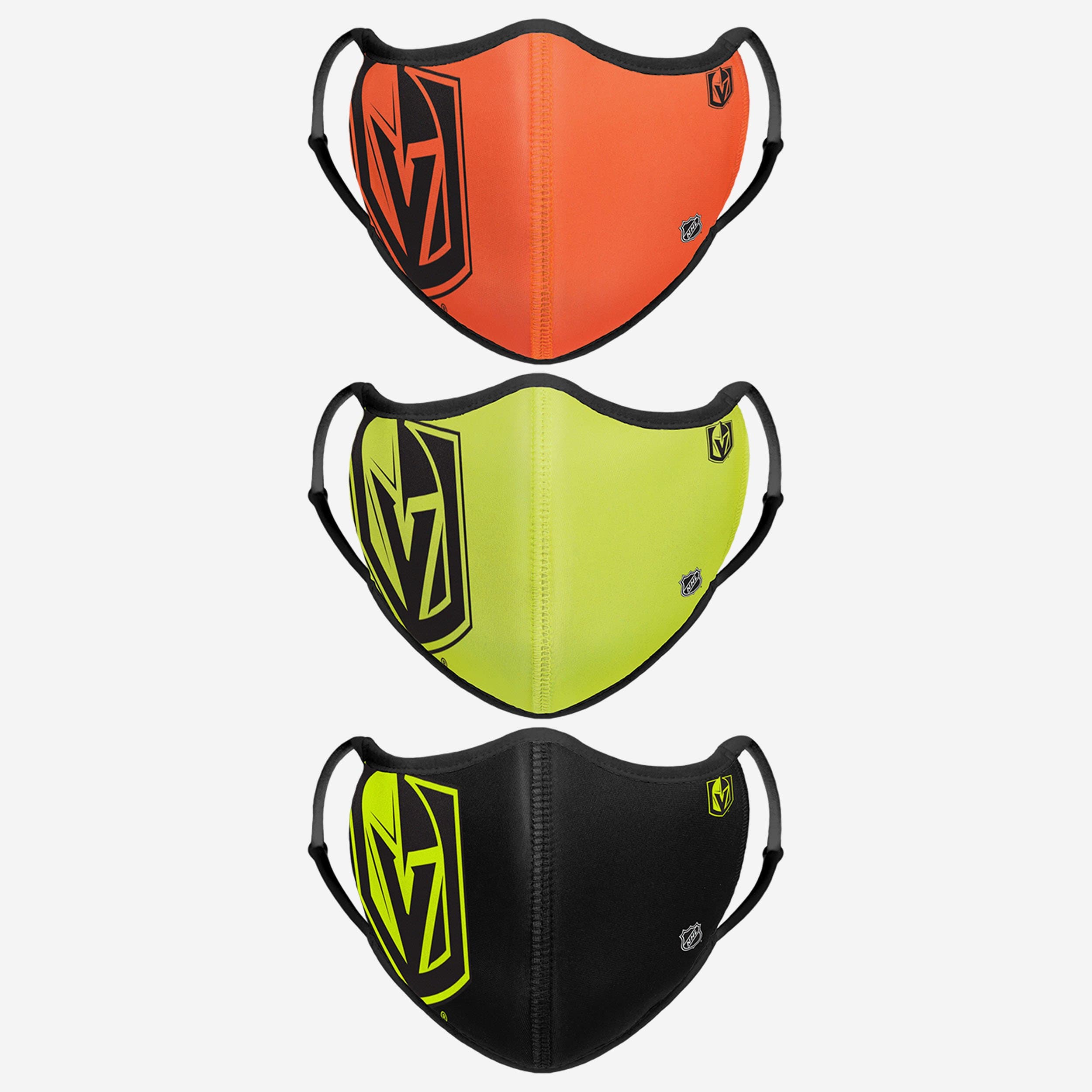 Vegas Golden Knights 3-Pack Highlighted Sports Face Covers
