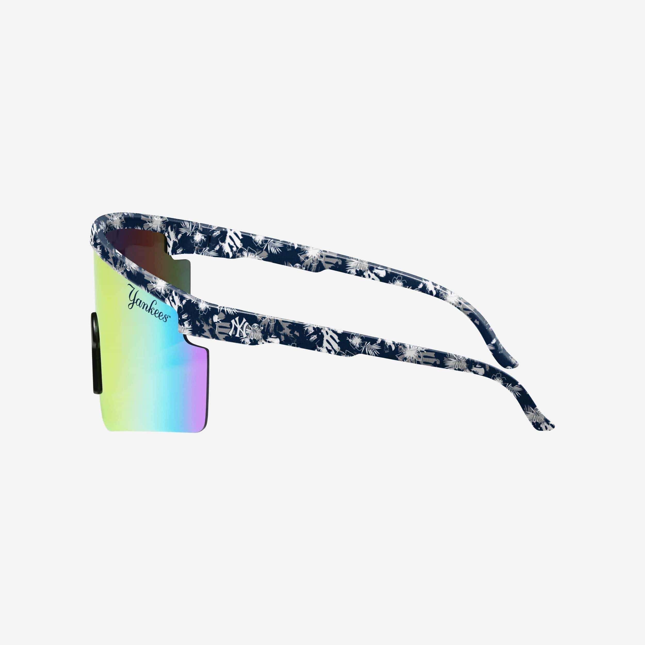 Stylish New York Yankees Floral Large Frame Sunglasses