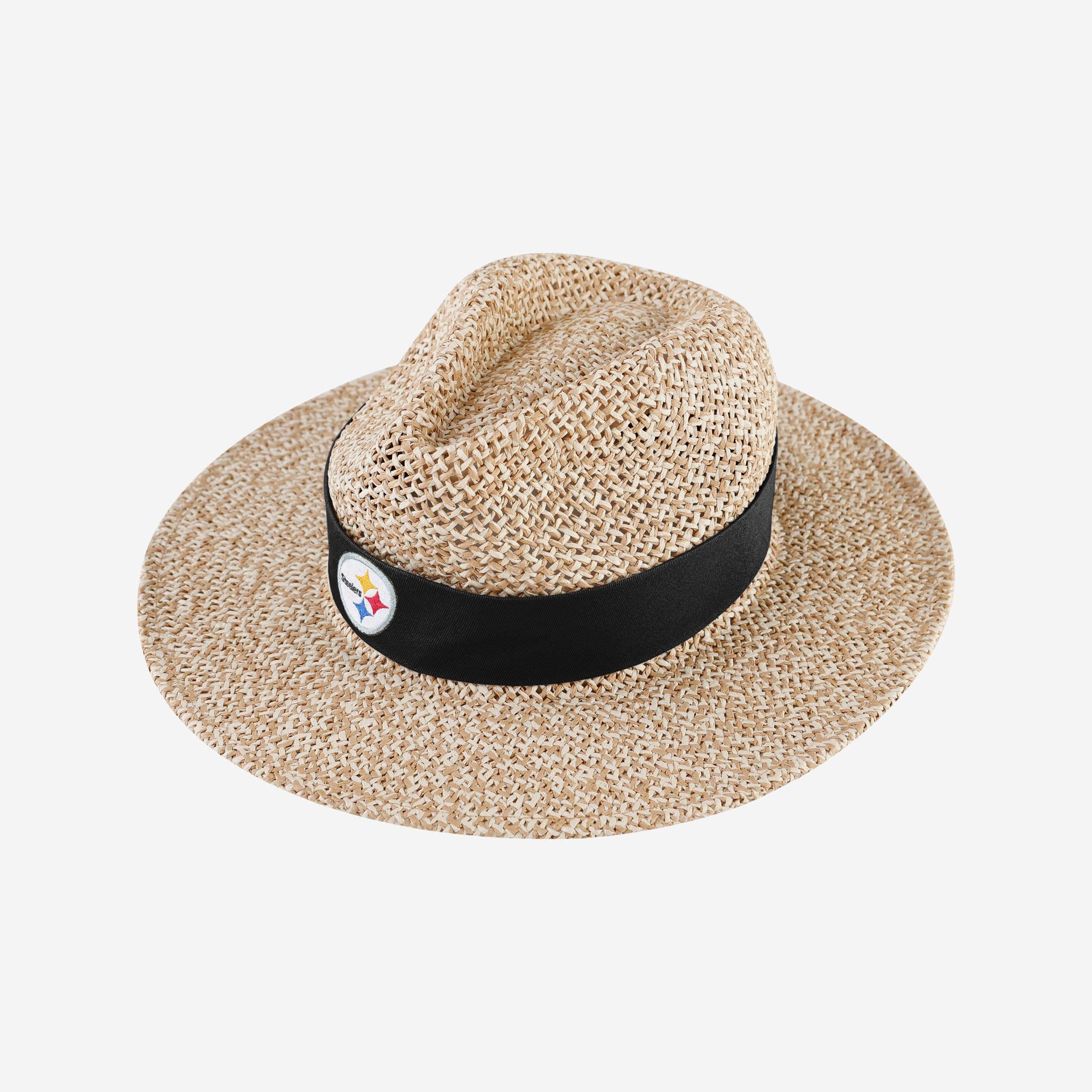 Pittsburgh Steelers Stylish Banded Straw Hat