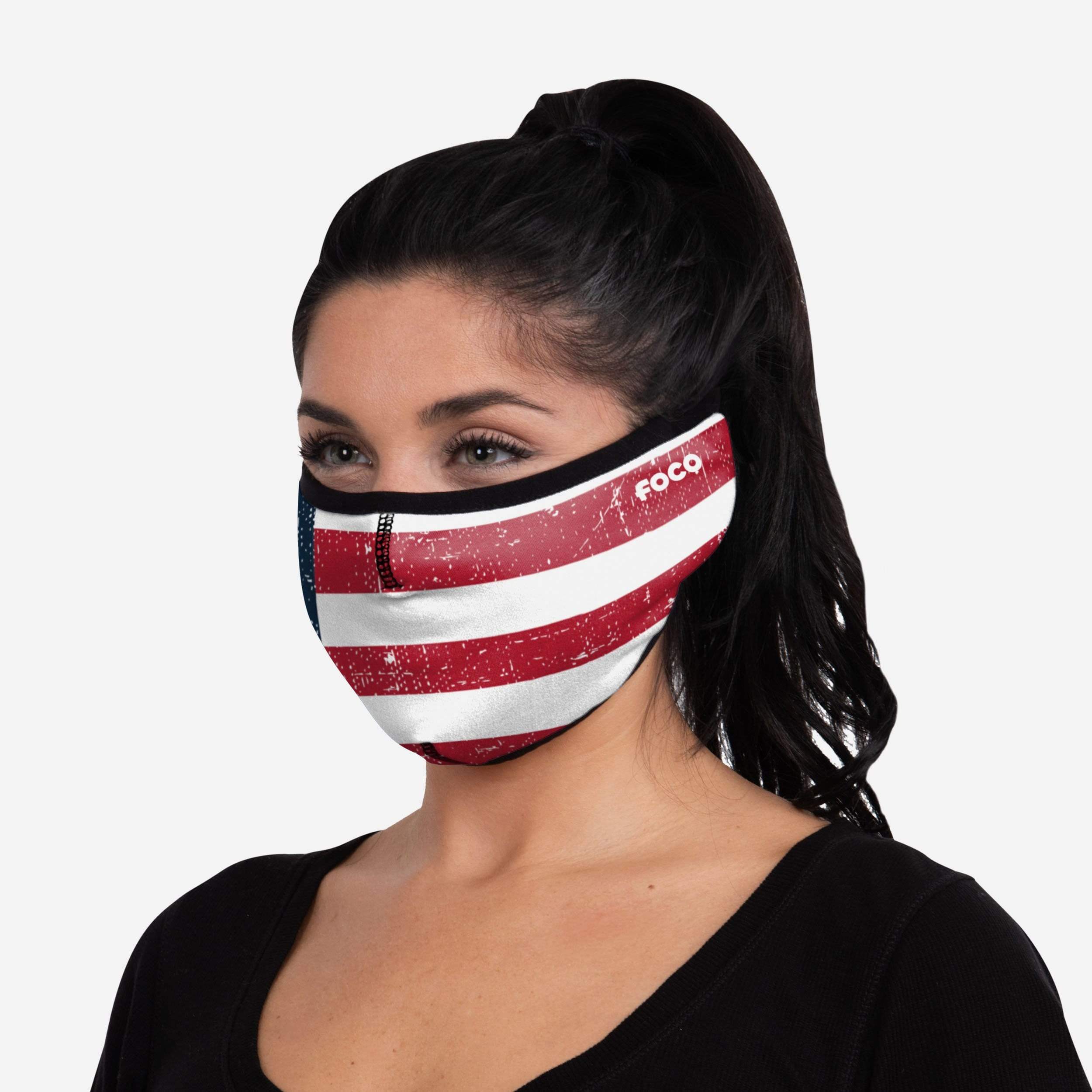Stylish Americana Earband Face Cover