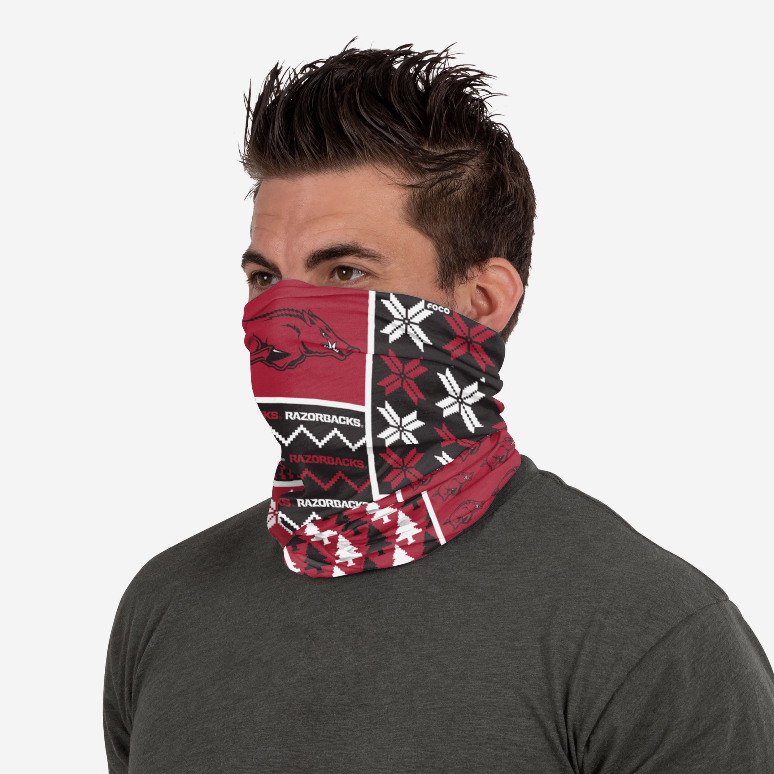 Arkansas Razorbacks Stylish Block Gaiter Scarf - Show Your Team Spirit!
