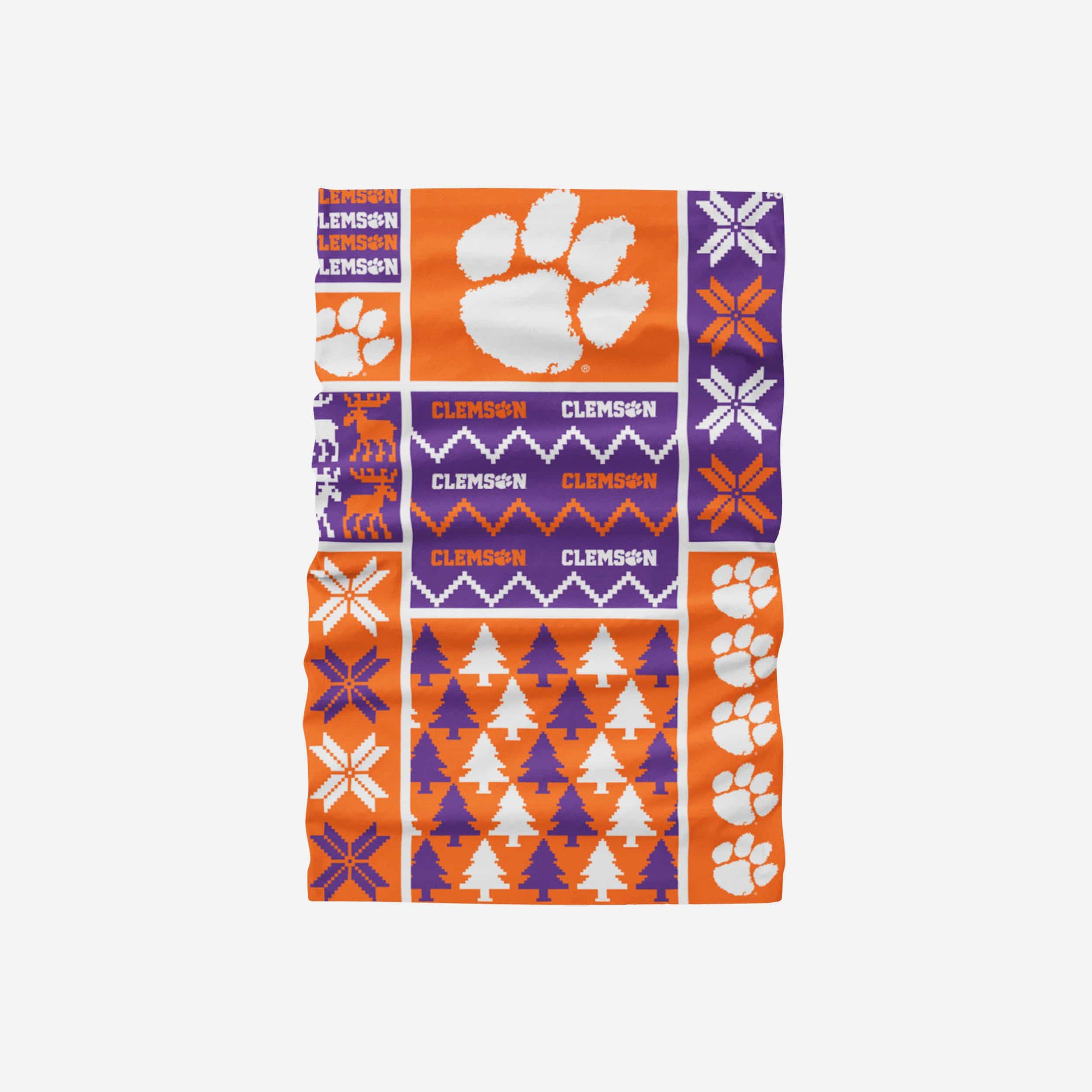 Clemson Tigers Multifunctional Gaiter Scarf - Show Your Team Spirit!