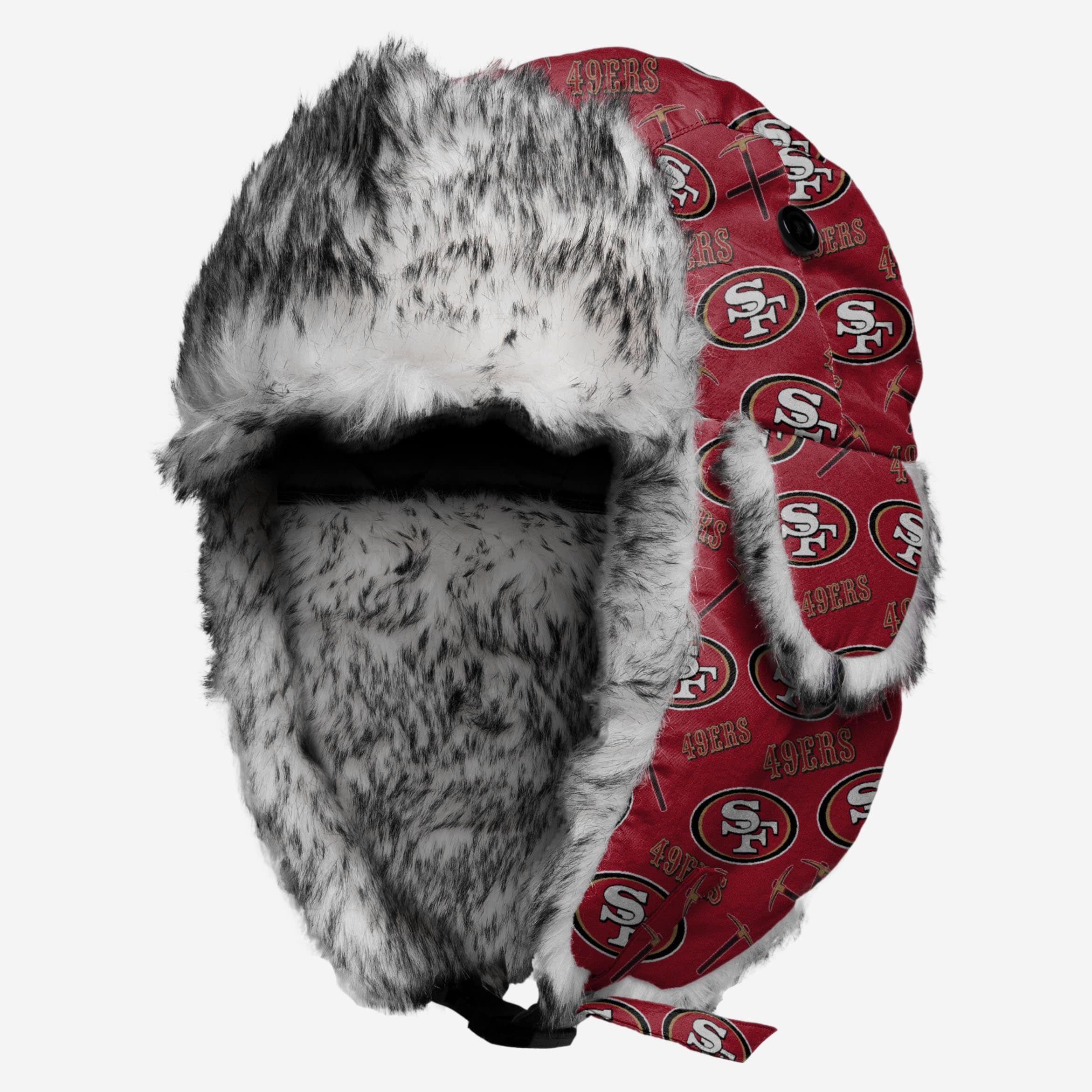 San Francisco 49ers NFL Stylish Repeat Print Trapper Hat