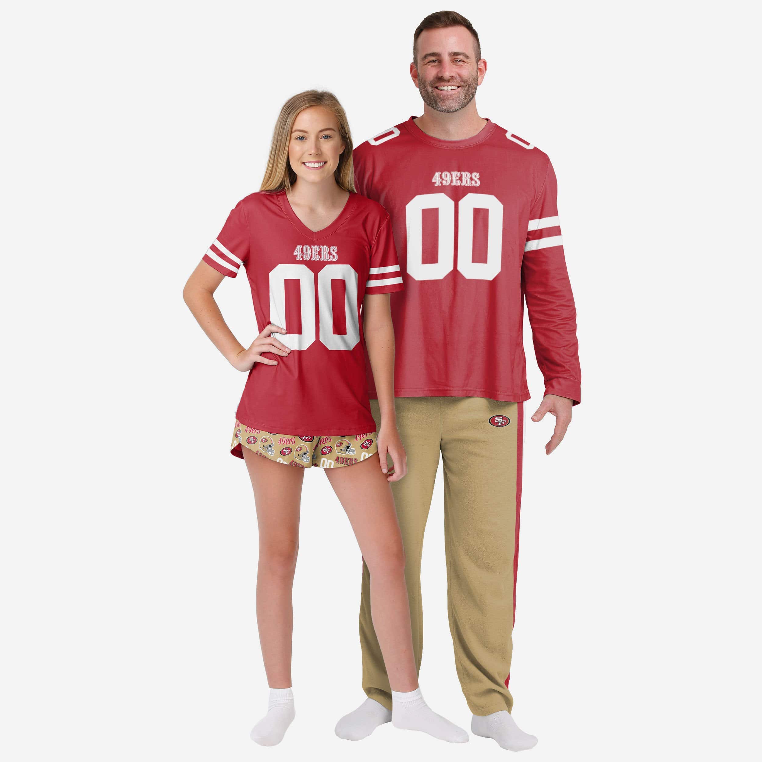 San Francisco 49ers Gameday-Ready Family Pajama Set: Show Your Team Spirit!