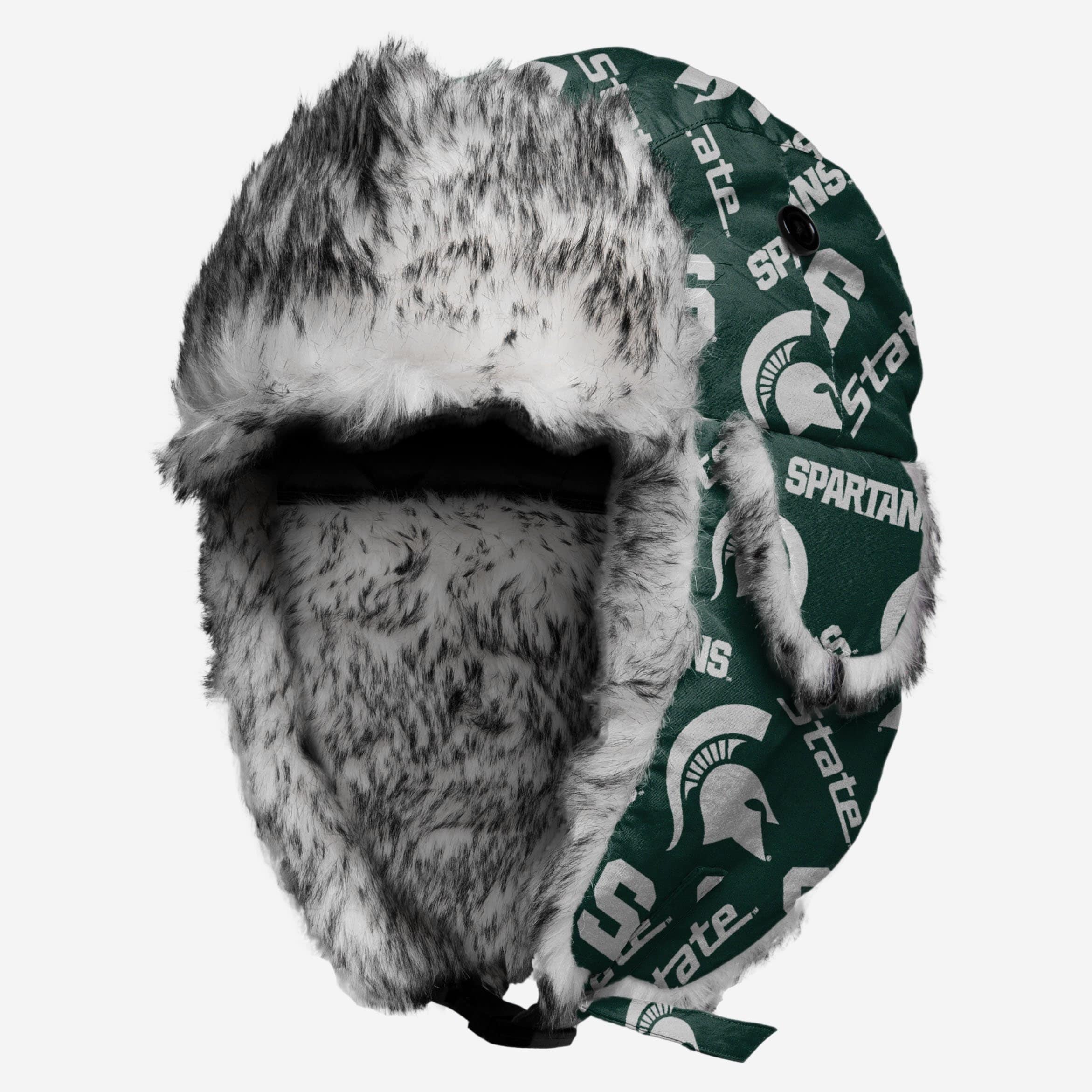 Michigan State Spartans NCAA Stylish Repeat Print Trapper Hat