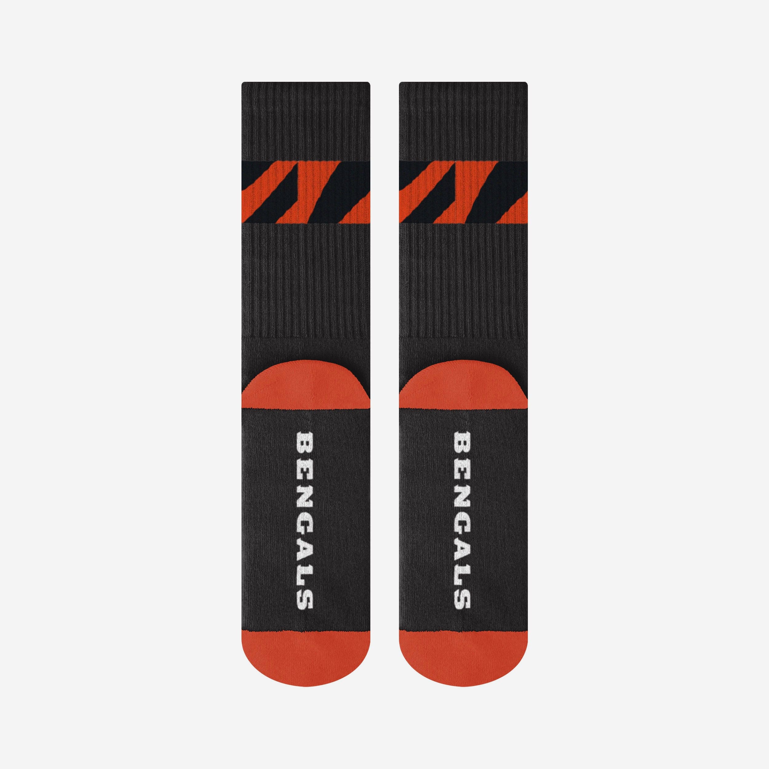 Stylish Cincinnati Bengals Team Stripe Crew Socks - Represent Your Team in Style!