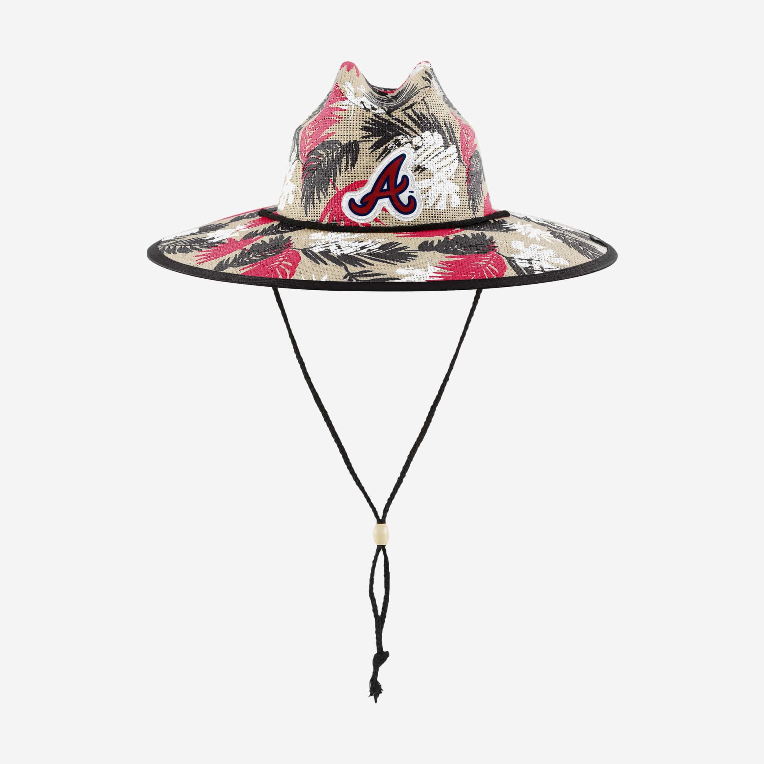 Stylish Atlanta Braves Floral Straw Hat - Show Your Team Spirit!