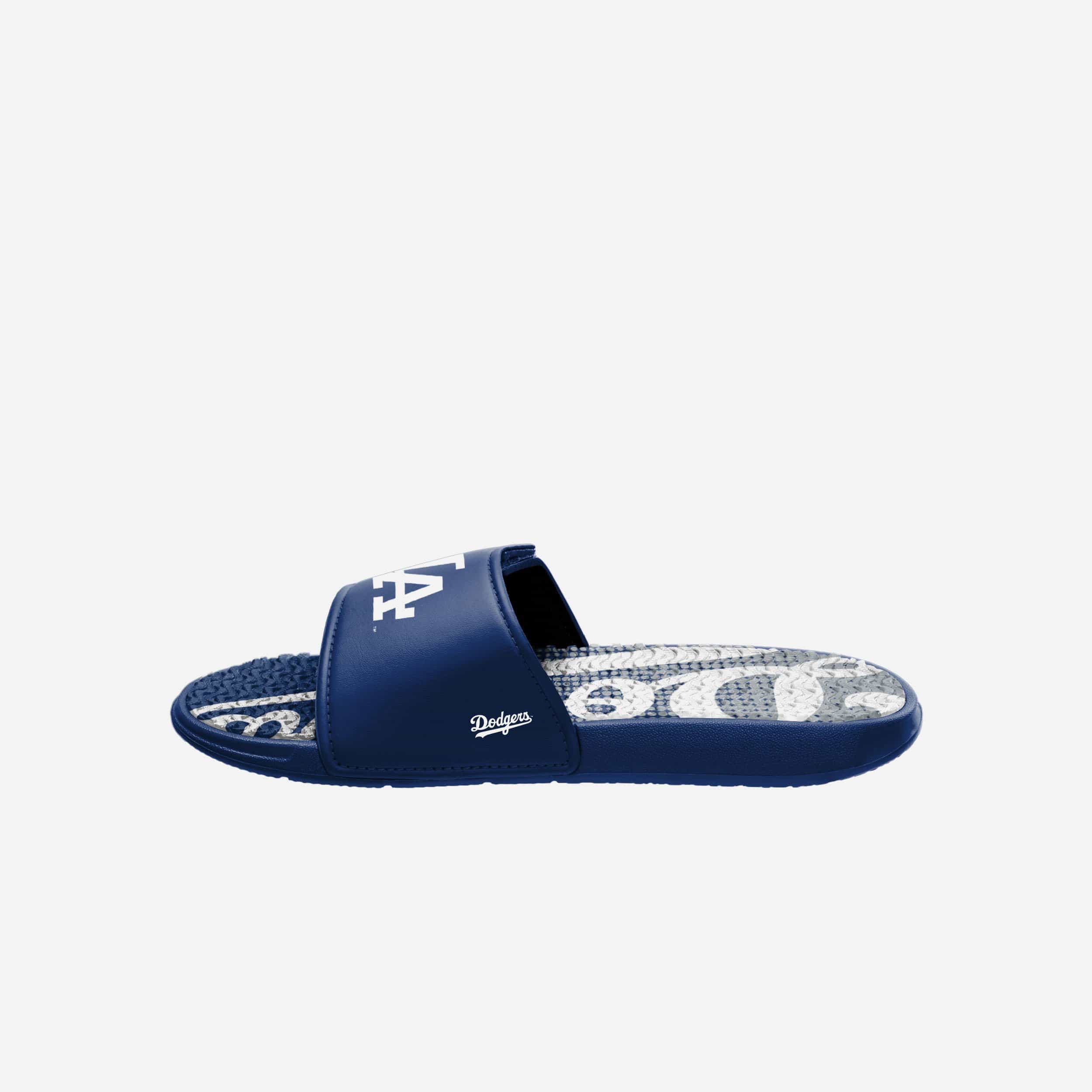 Los Angeles Dodgers Gradient Wordmark Comfort Gel Slides