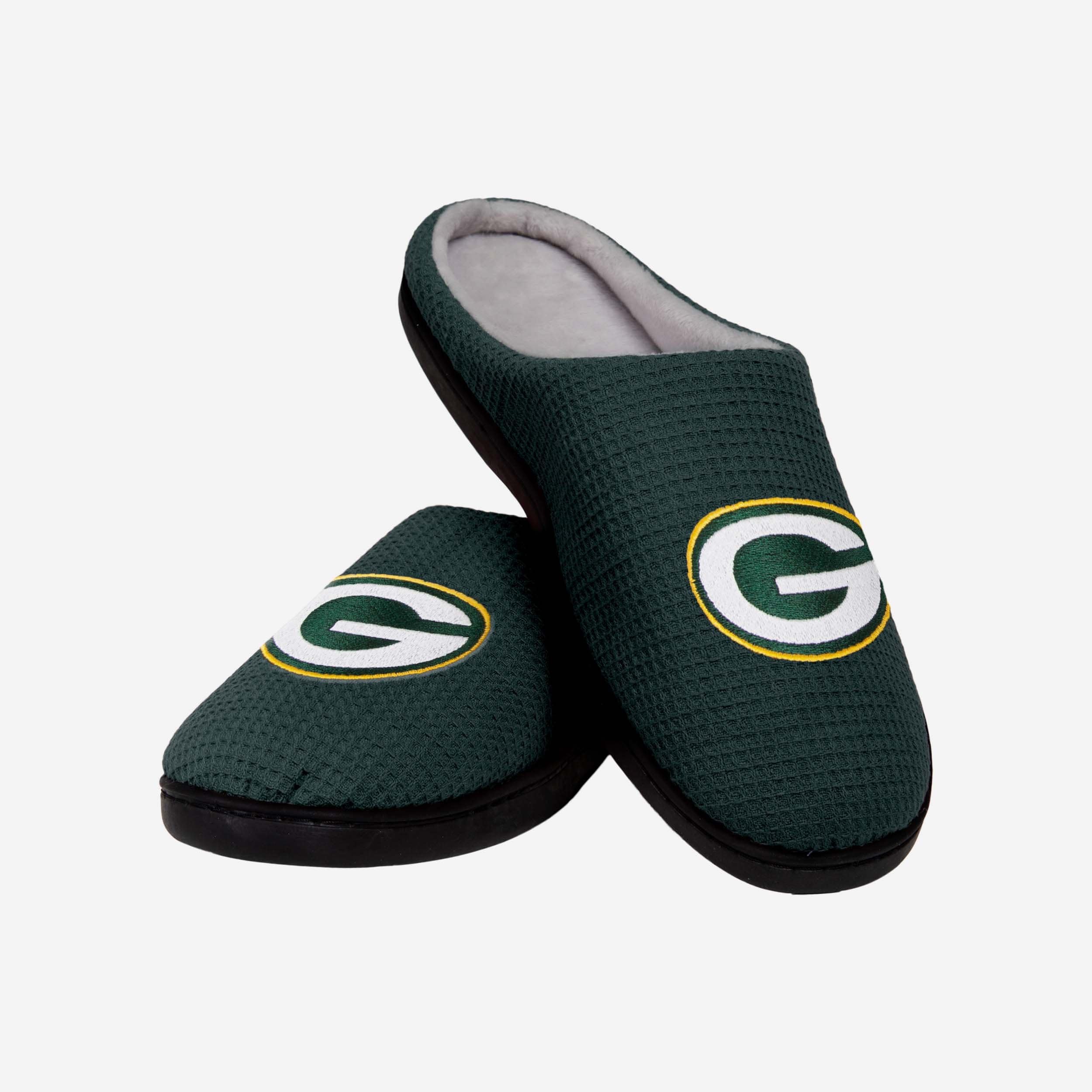 Green Bay Packers Memory Foam Slide Slippers - Ultimate Comfort for Fans!
