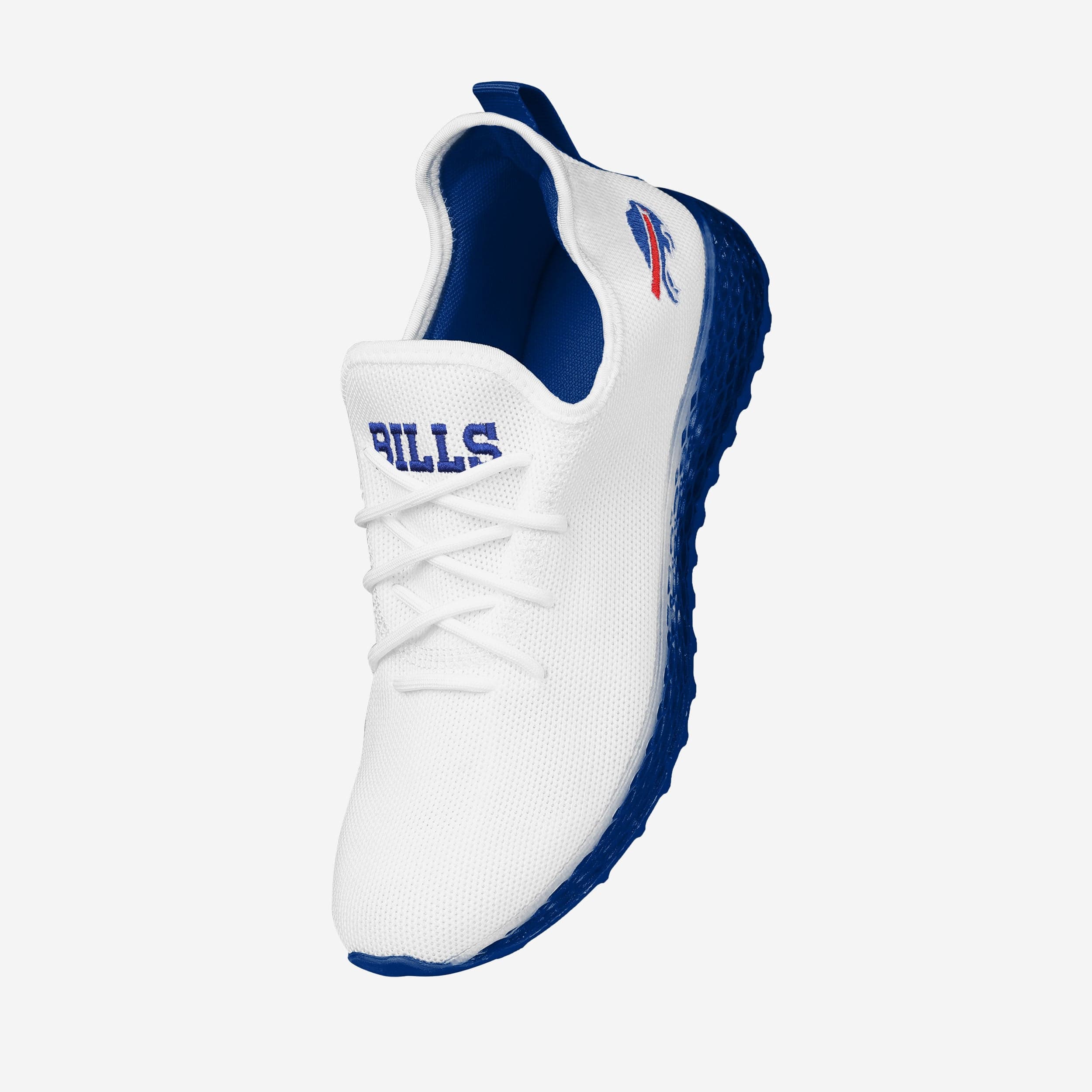 Buffalo Bills Gradient Midsole White Sneakers - Game - Day Essential