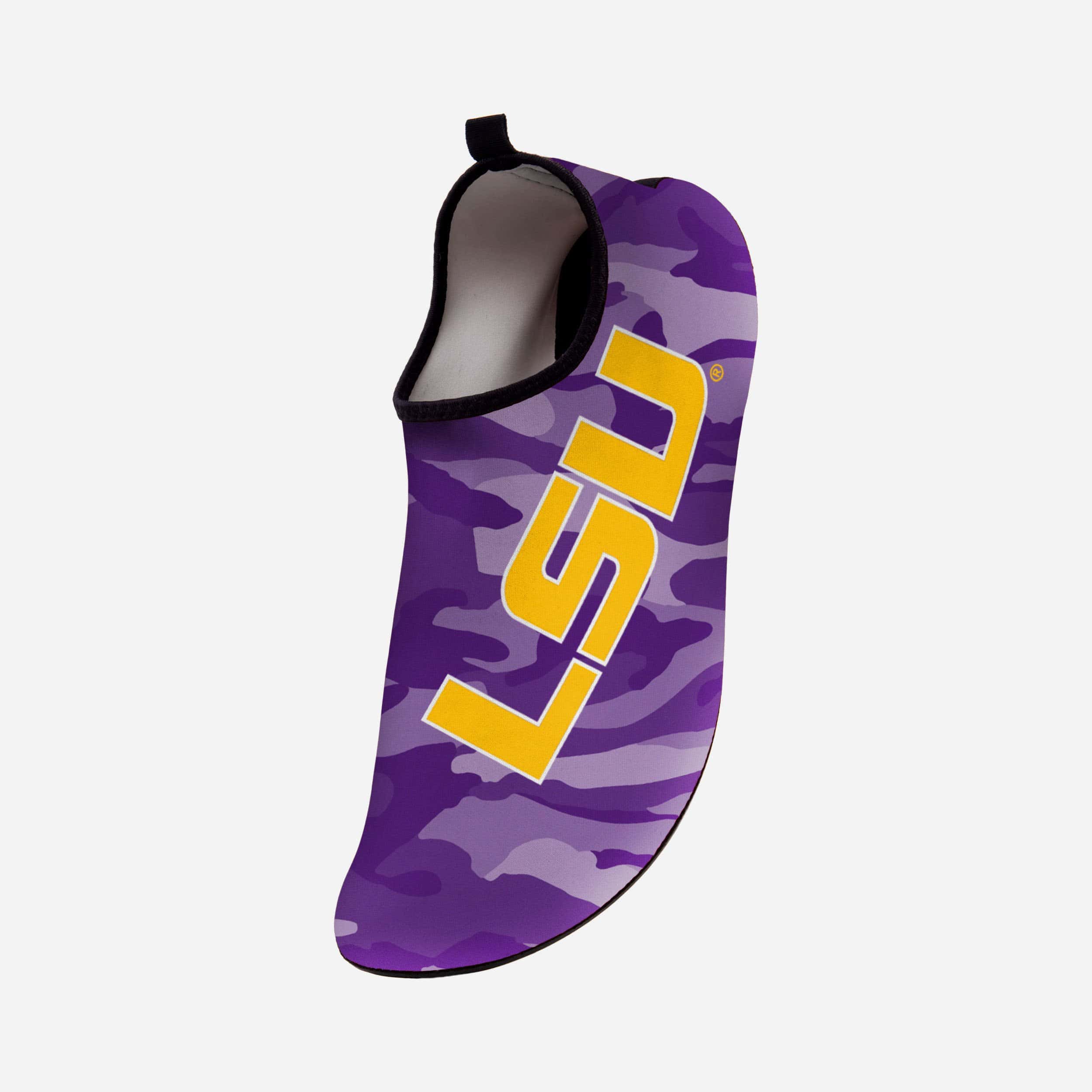 LSU Tigers Men's Stylish Camo Water Shoes - Stand Out at the Beach!
