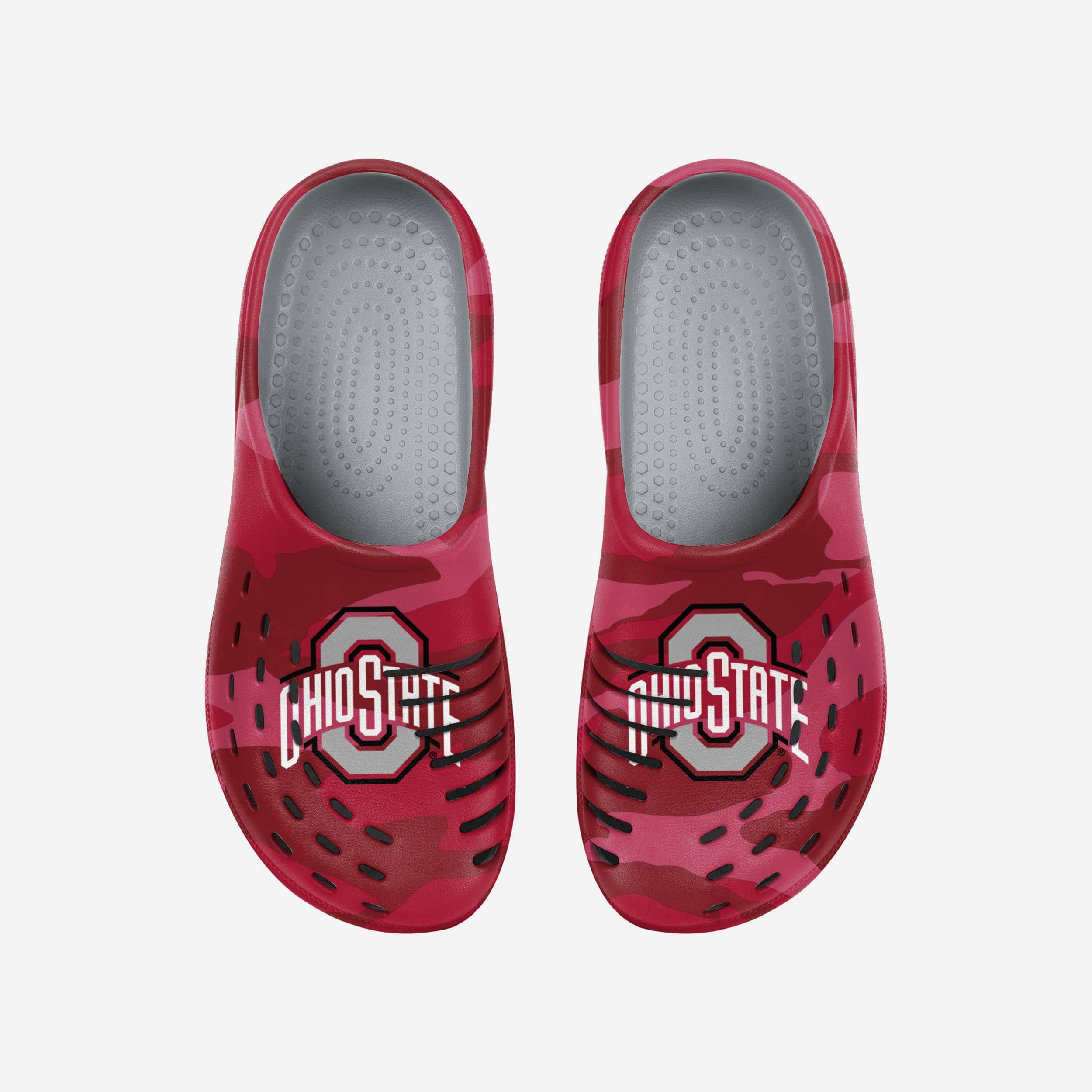 Ohio State Buckeyes Tonal Camo Clogs - Show Your Fandom!