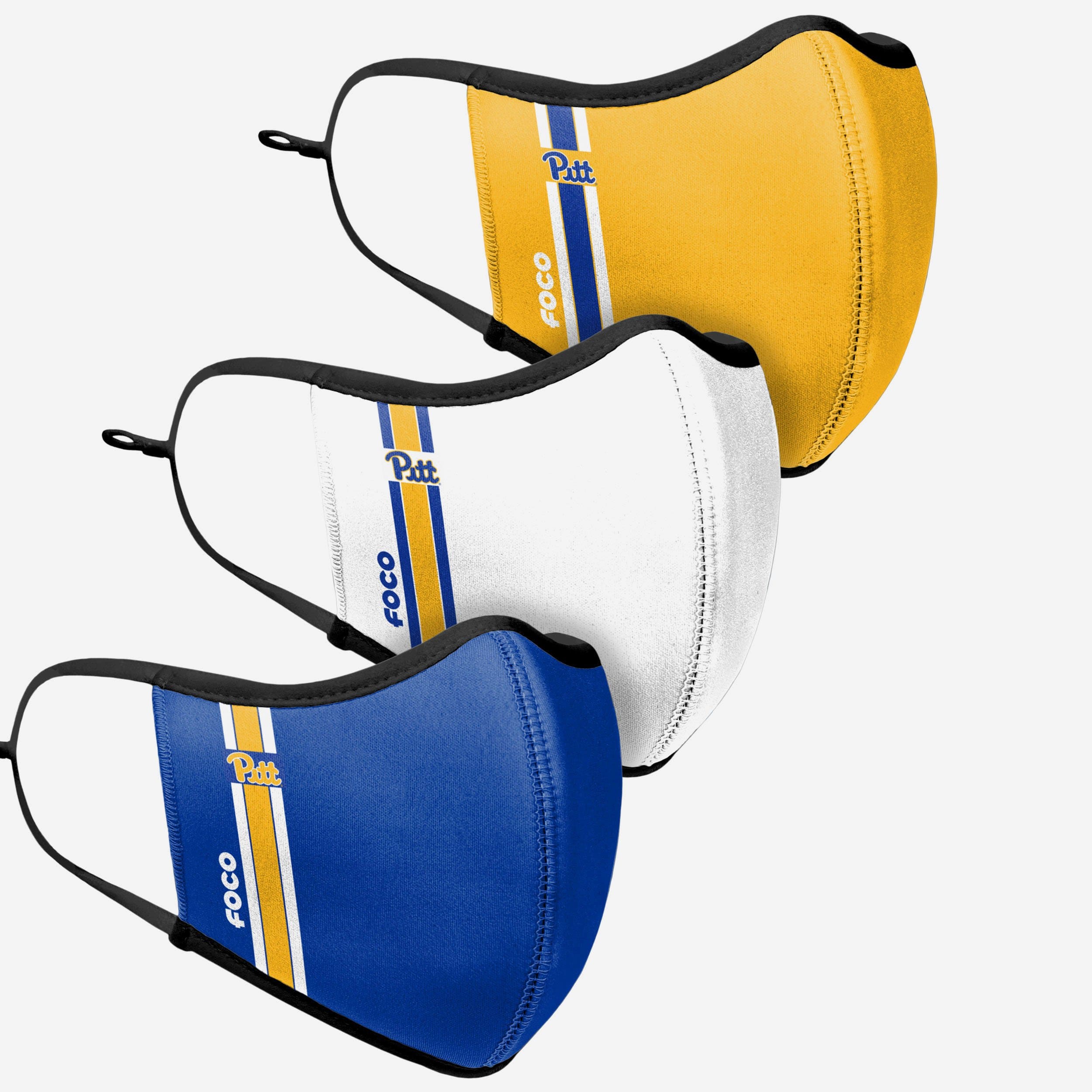 Pittsburgh Panthers 3-Pack Sports Face Cover - Represent Your Team in Style!