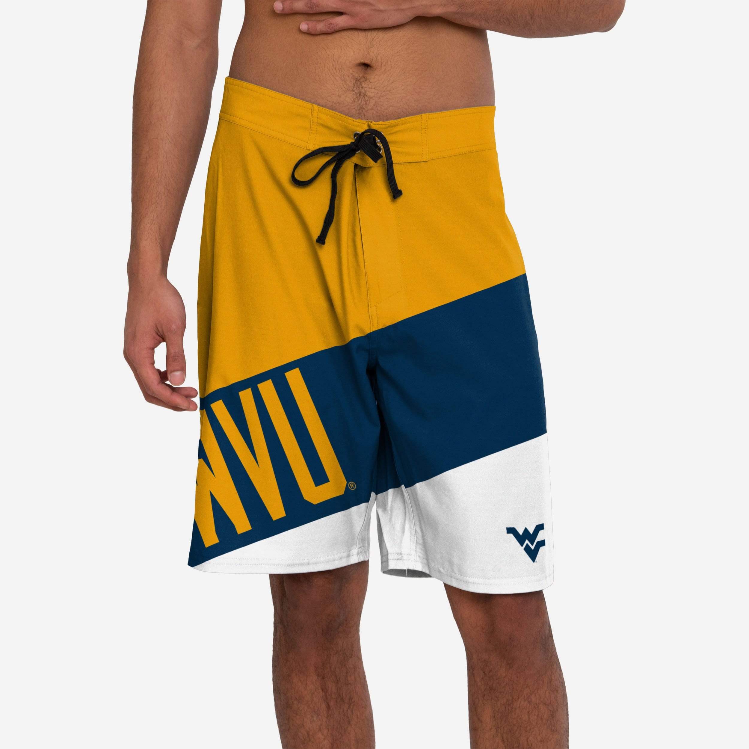 West Virginia Mountaineers Colorful Dive Boardshorts - Show Your Team Spirit!