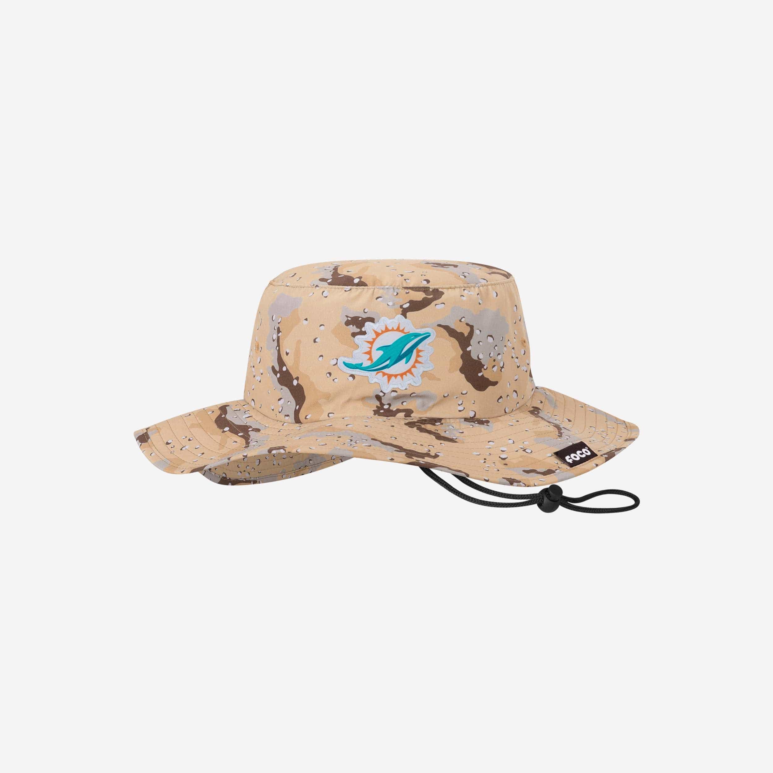 Miami Dolphins Dark Desert Camo Boonie Hat: The Ultimate Team Spirit Accessory