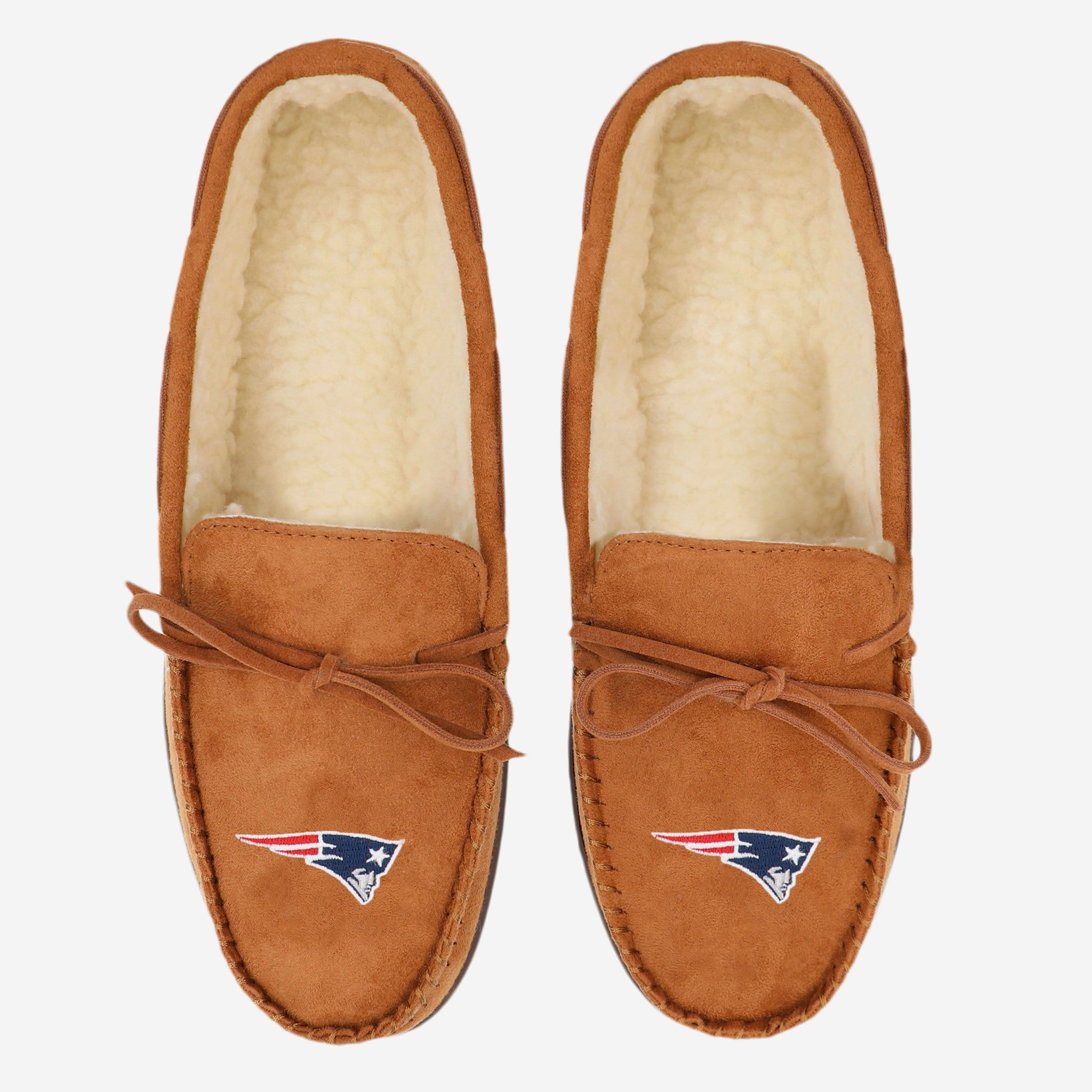 New England Patriots Stylish Moccasin Slippers