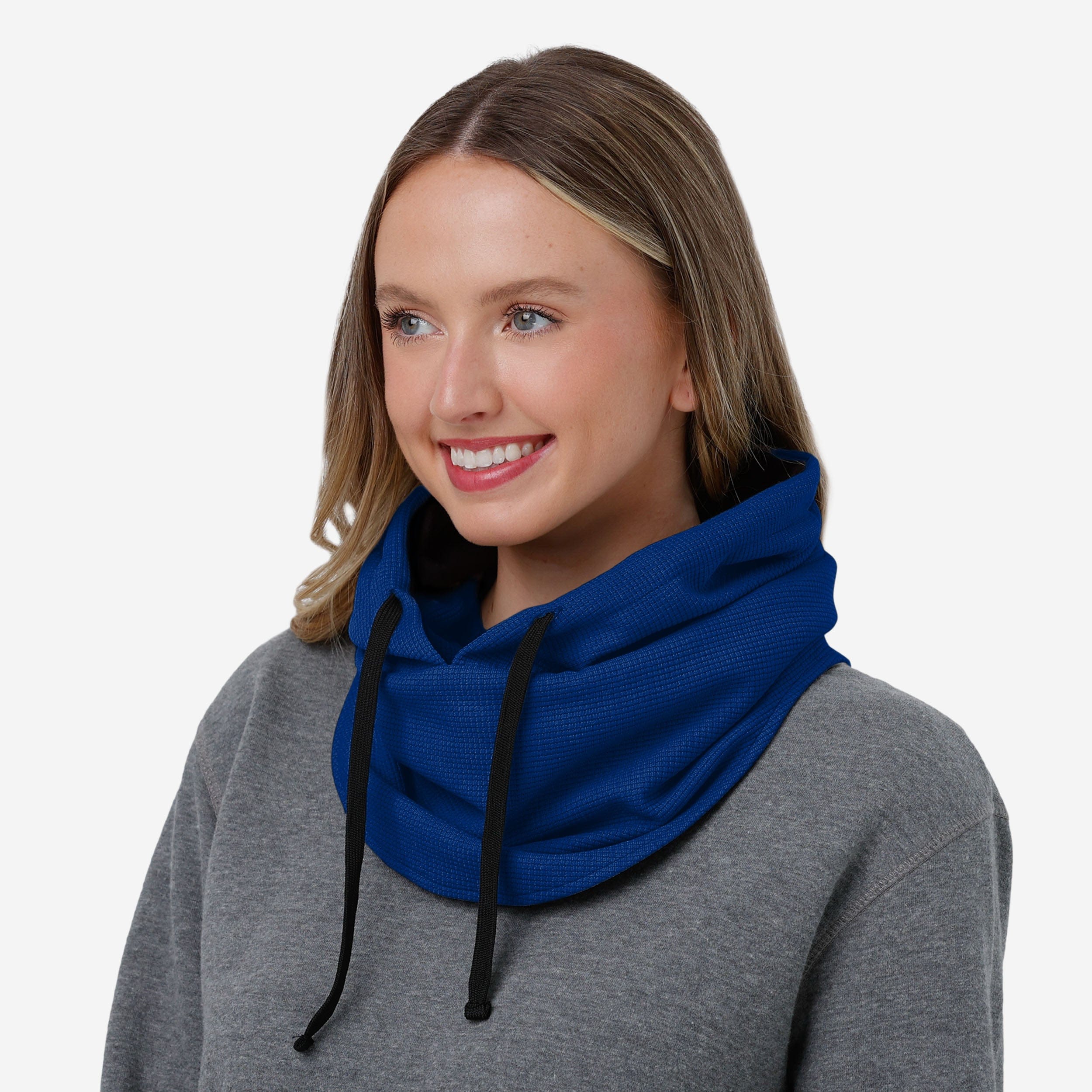 Pittsburgh Panthers Waffle Drawstring Hooded Gaiter - The Ultimate Cold-Weather Gear